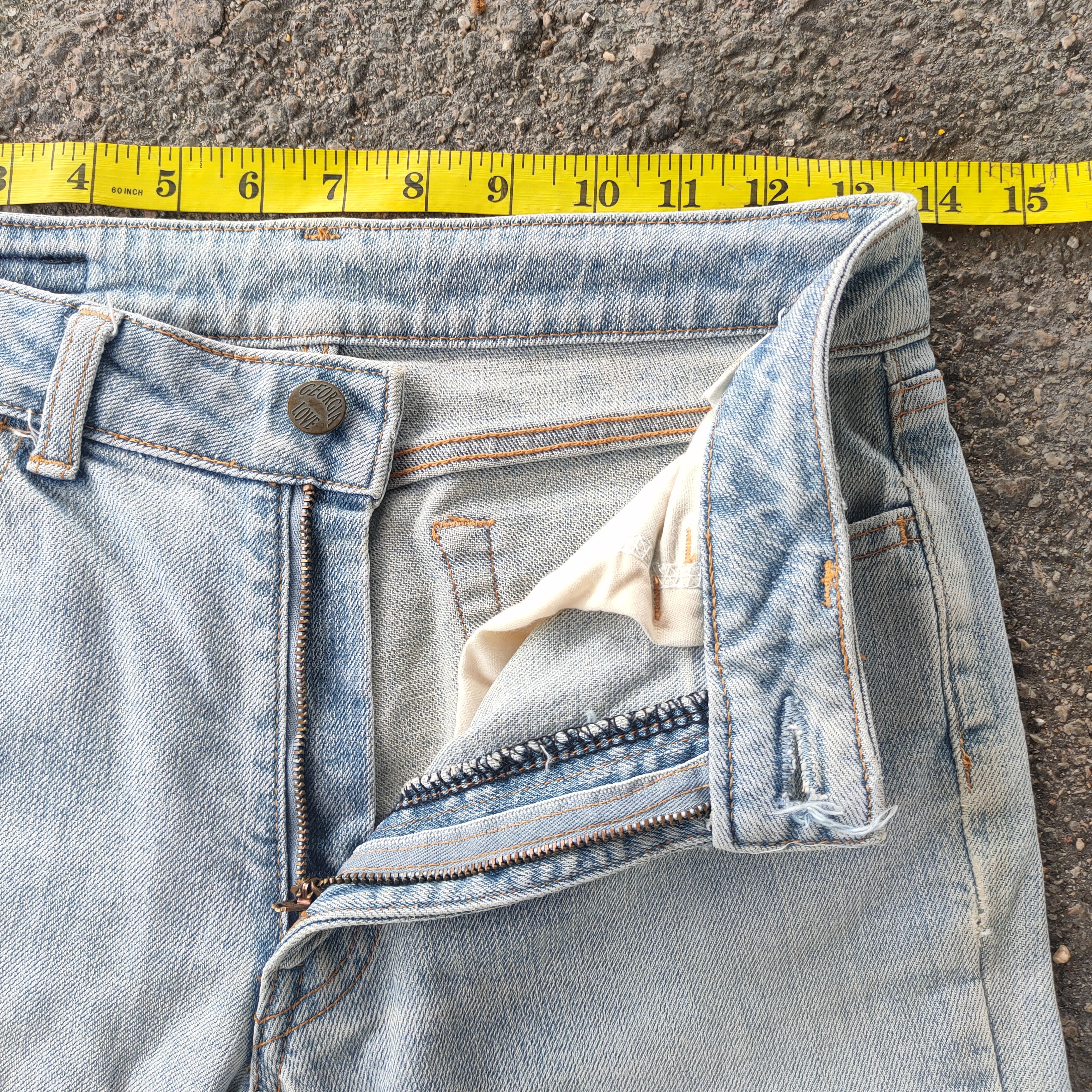 Japanese Brand × Jean × Vintage VINTAGE JAPANESE WOMAN FLARE FADED JEANS DENIM PANTS Size US 28 / EU 44 - 7 Thumbnail