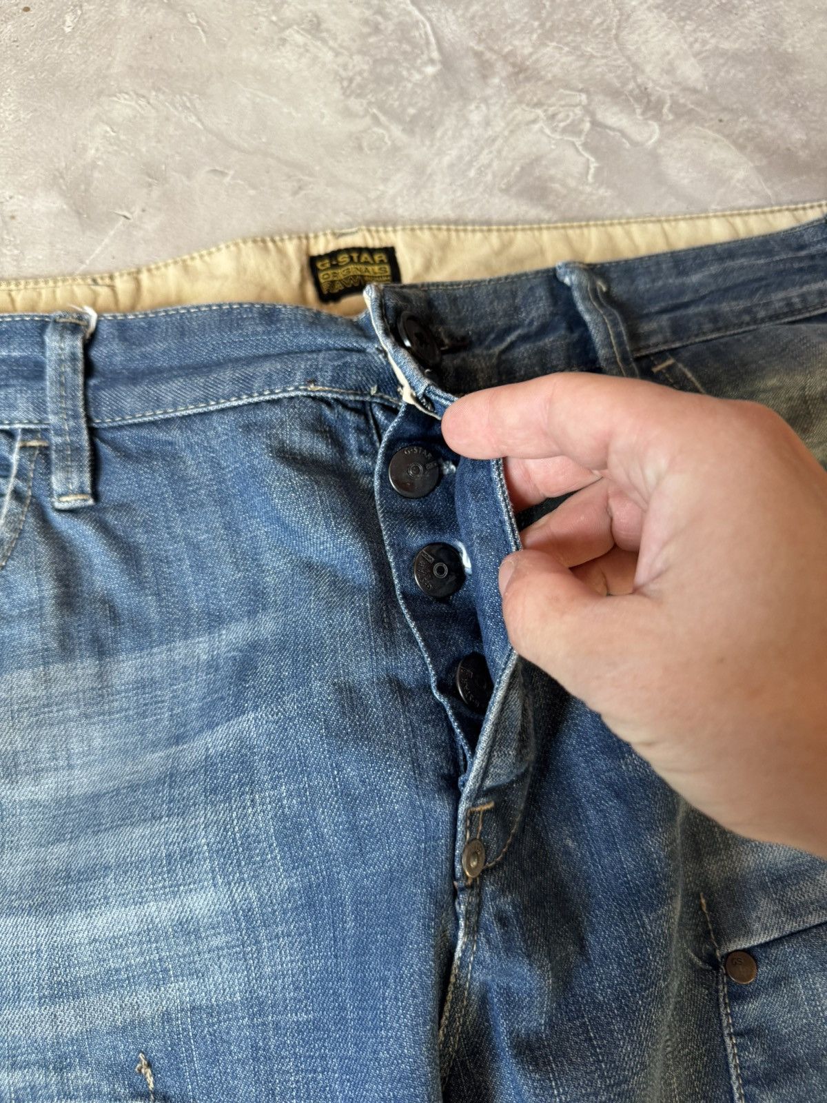 G-Star Vintage G-Star Double Knee Style Baggy Jeans Made in Italy Size US 36 / EU 52 - 8 Thumbnail