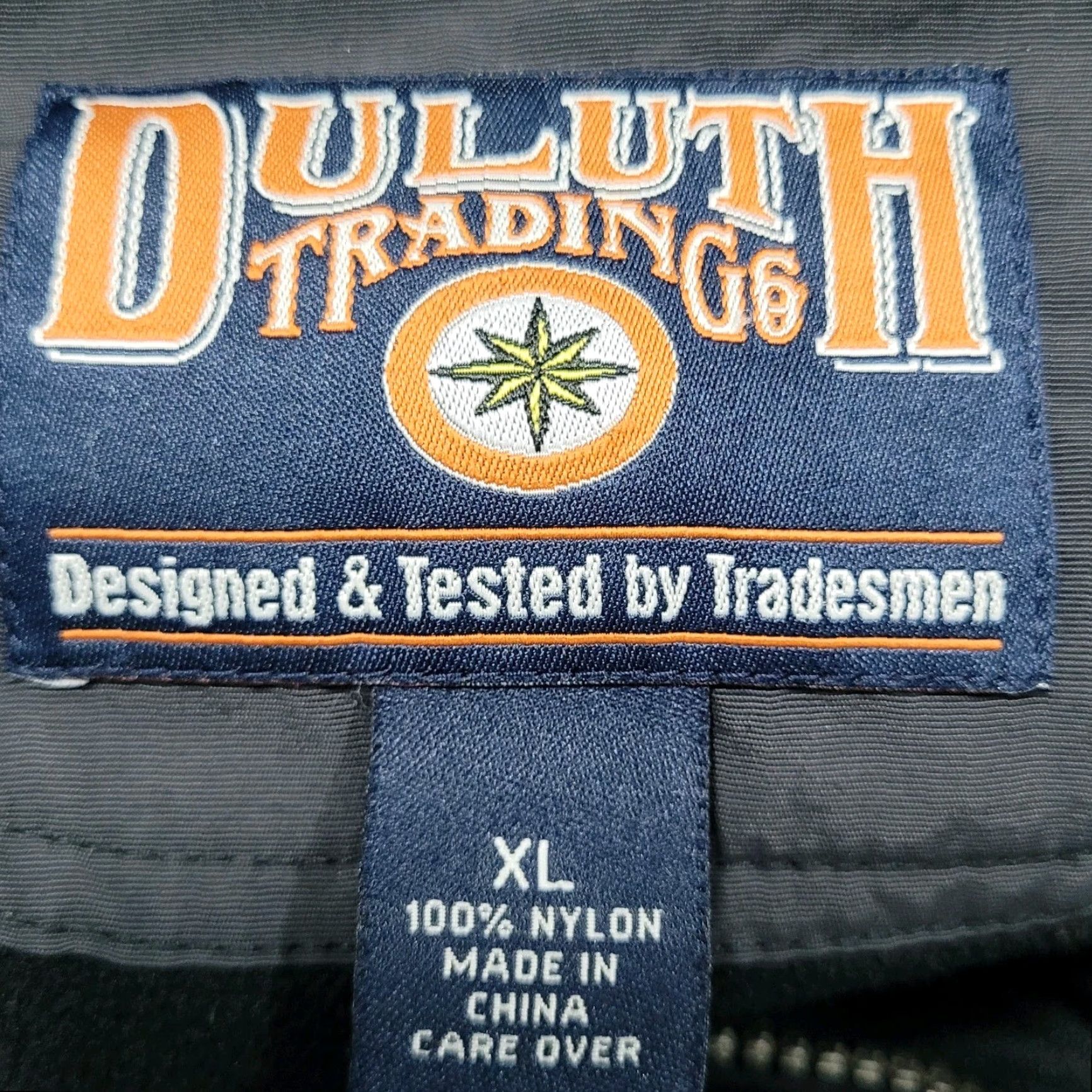 Vintage Duluth Trading Jacket XL Black Tradesmen Cargo Utility Fleece Lined Workwear Zip Mens Size US XL / EU 56 / 4 - 3 Thumbnail