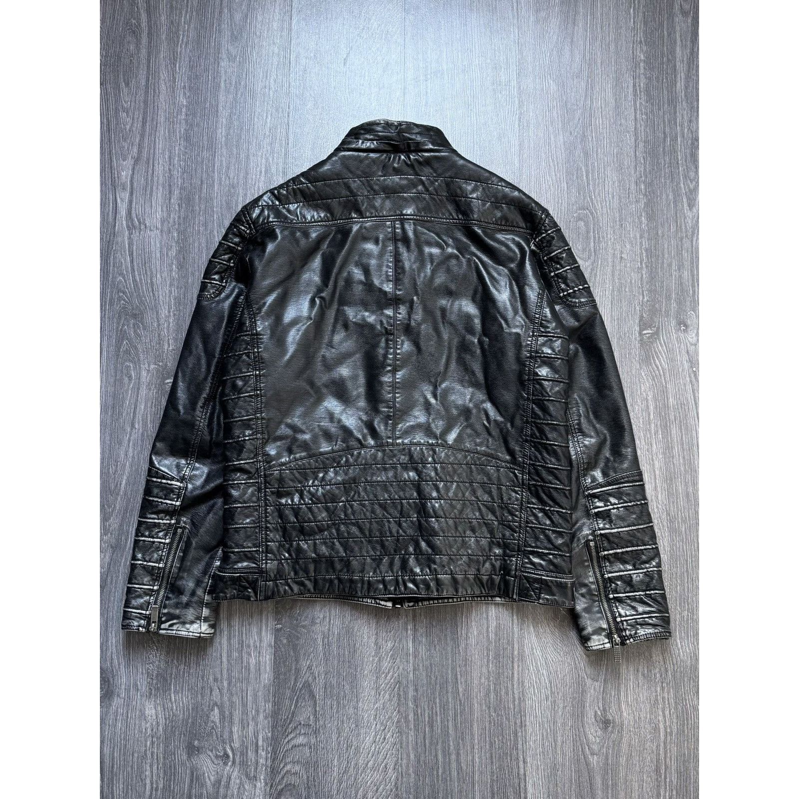 Japanese Brand Y2K Vintage Japanese Washed Balenciaga Style Jacket Size US XL / EU 56 / 4 - 6 Thumbnail