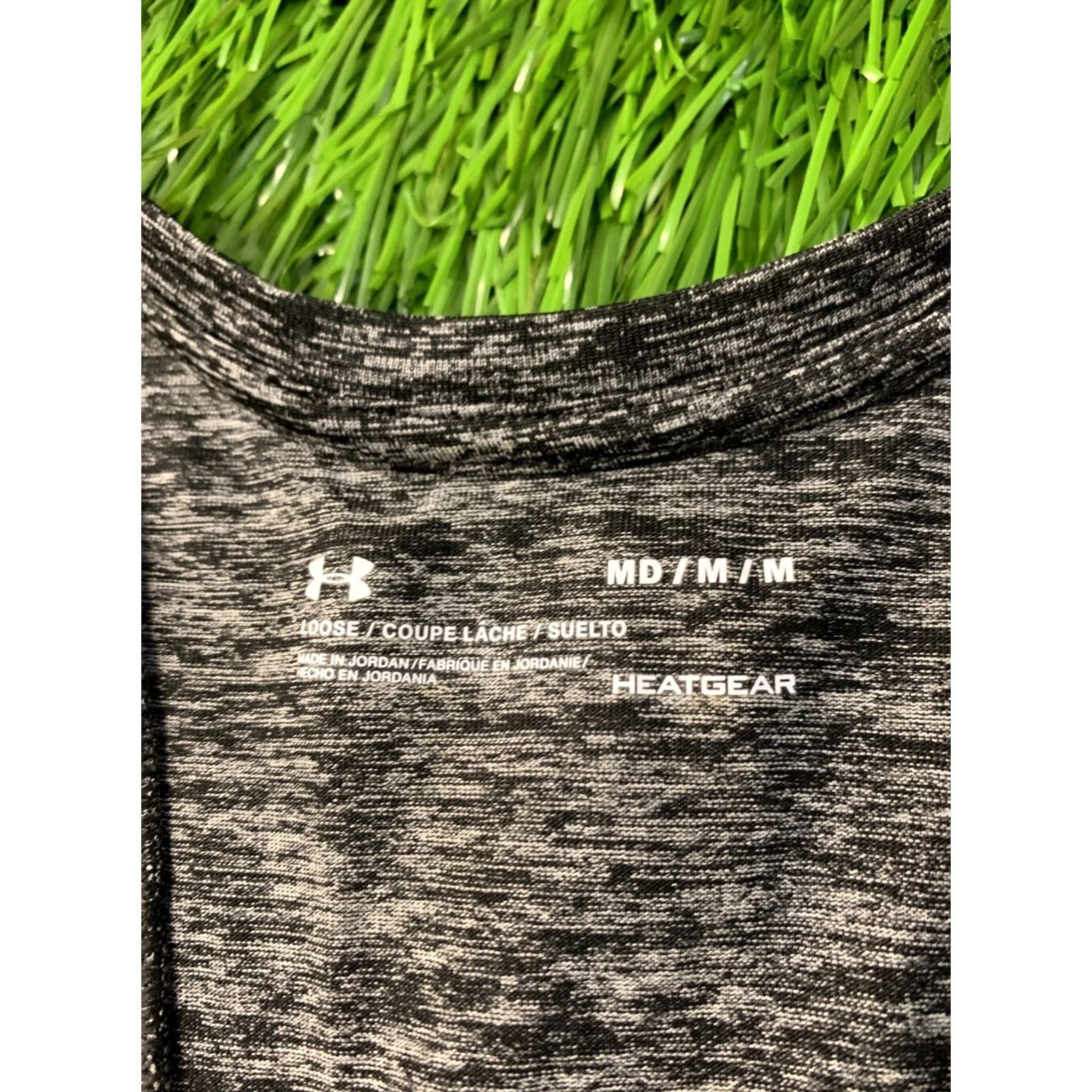 Under Armour UNDER ARMOUR HEATGEAR Vest Shirt 2023 Women M Gray and Black Sleeveless Tank Jersey Basic Style Size M / US 6-8 / IT 42-44 - 5 Thumbnail