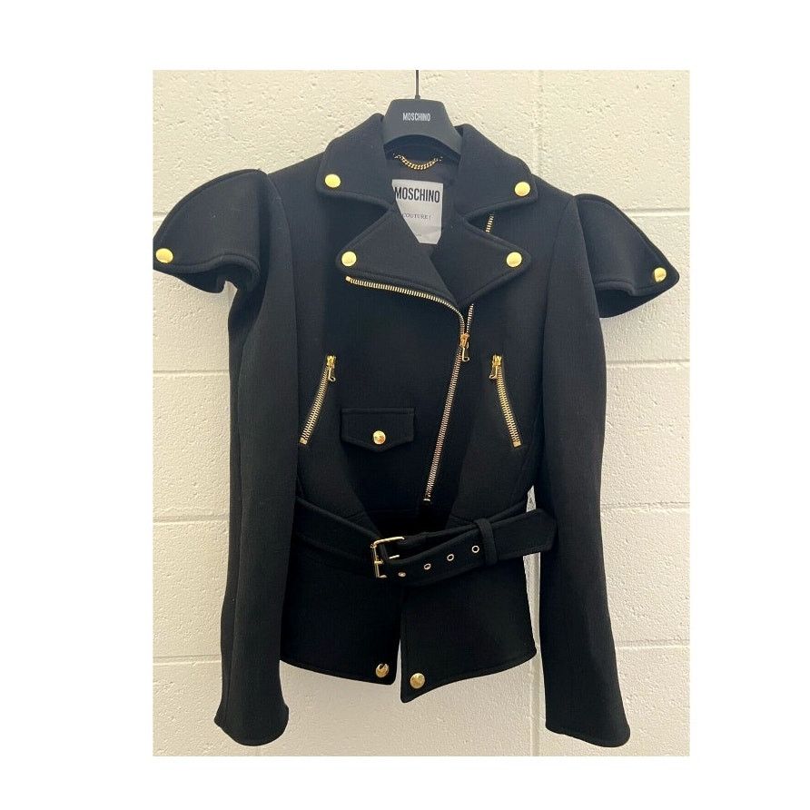 Moschino AW21 Moschino Couture Jeremy Scott Viscose Jacket Hardware Size M / US 6-8 / IT 42-44 - 1 Thumbnail