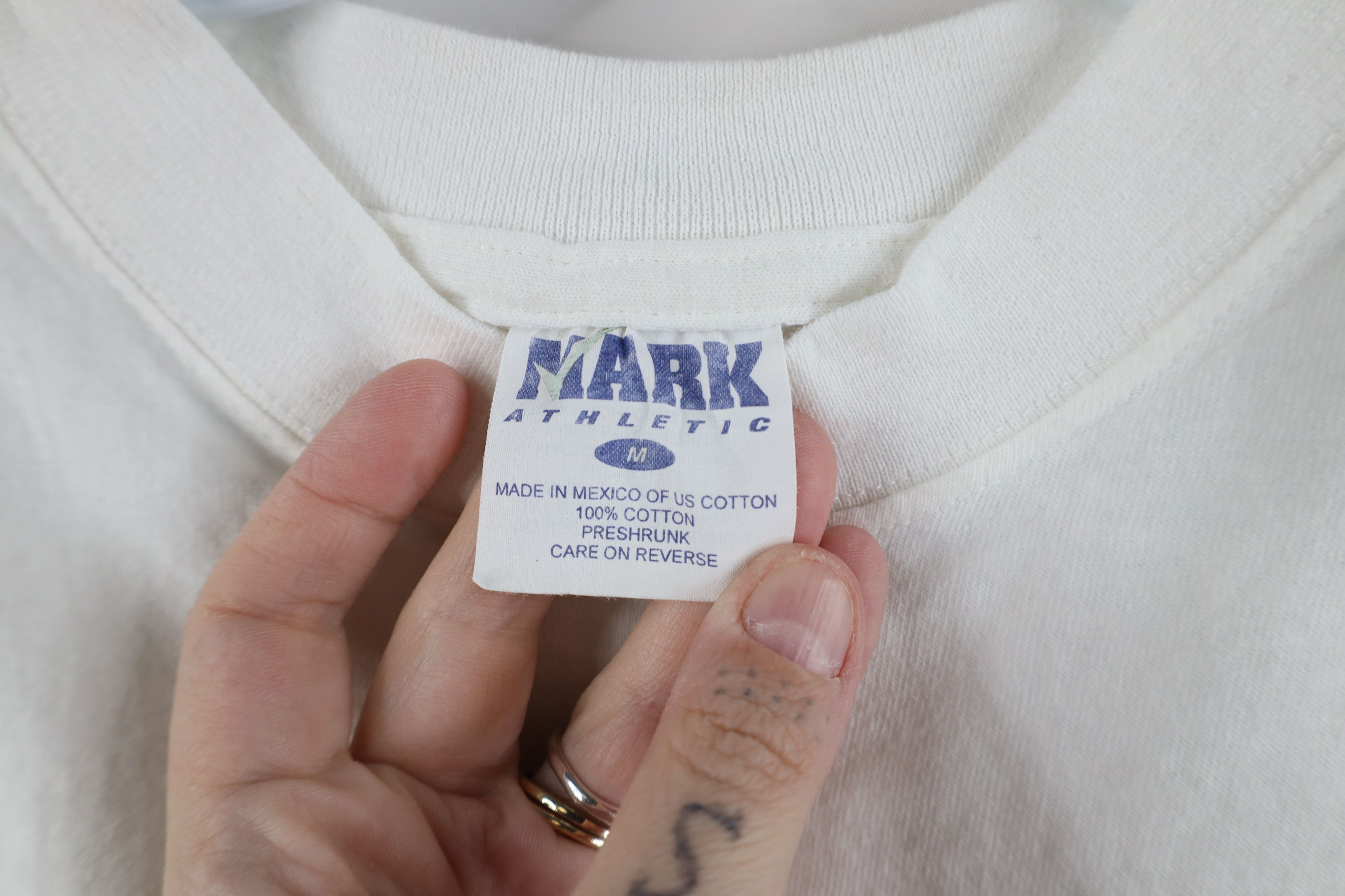 Vintage Vintage 90s Martial Arts America Jiu Jitsu T-Shirt White Size US M / EU 48-50 / 2 - 8 Thumbnail