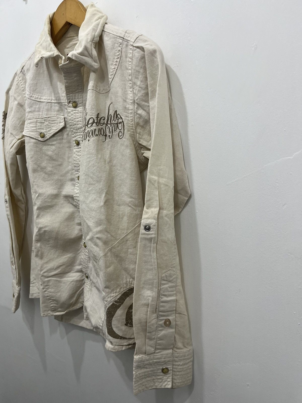 Japanese Brand Gotcha California Japanese Poem Vtg Size US S / EU 44-46 / 1 - 6 Thumbnail