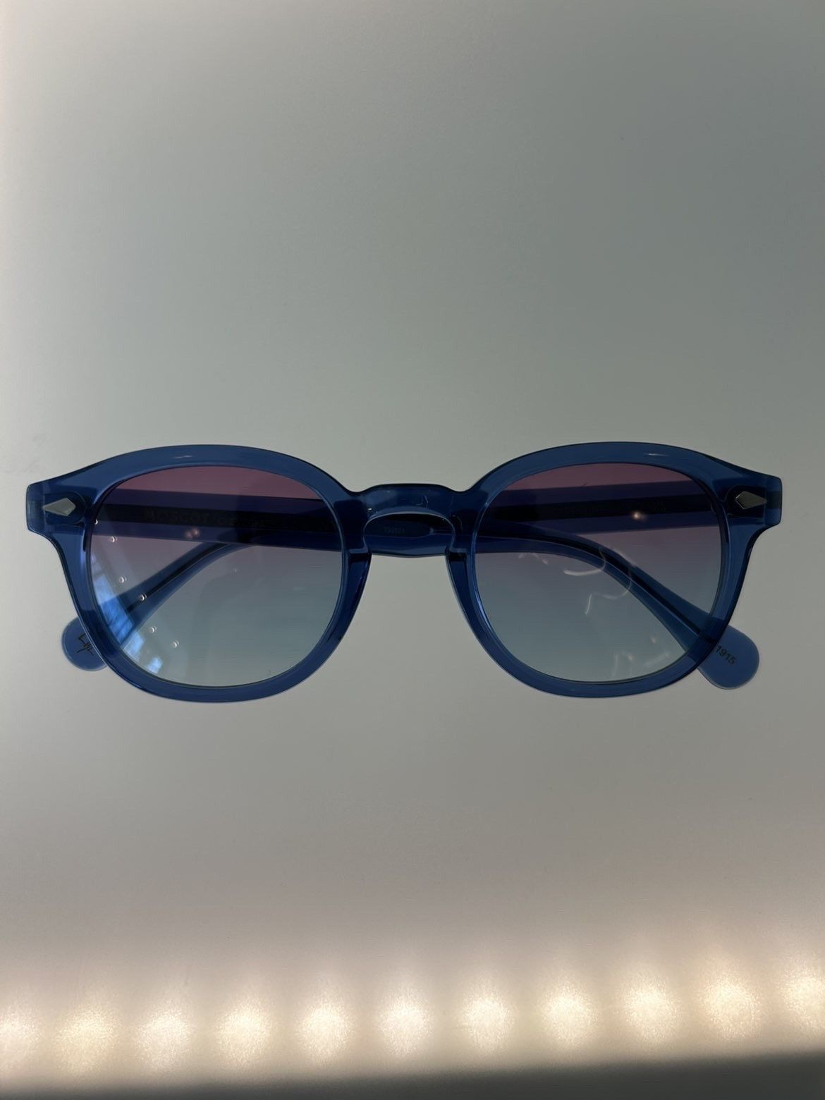 Moscot MOSCOT Lemtosh Sun — Sapphire / two-tone pink-blue Size ONE SIZE - 1 Thumbnail