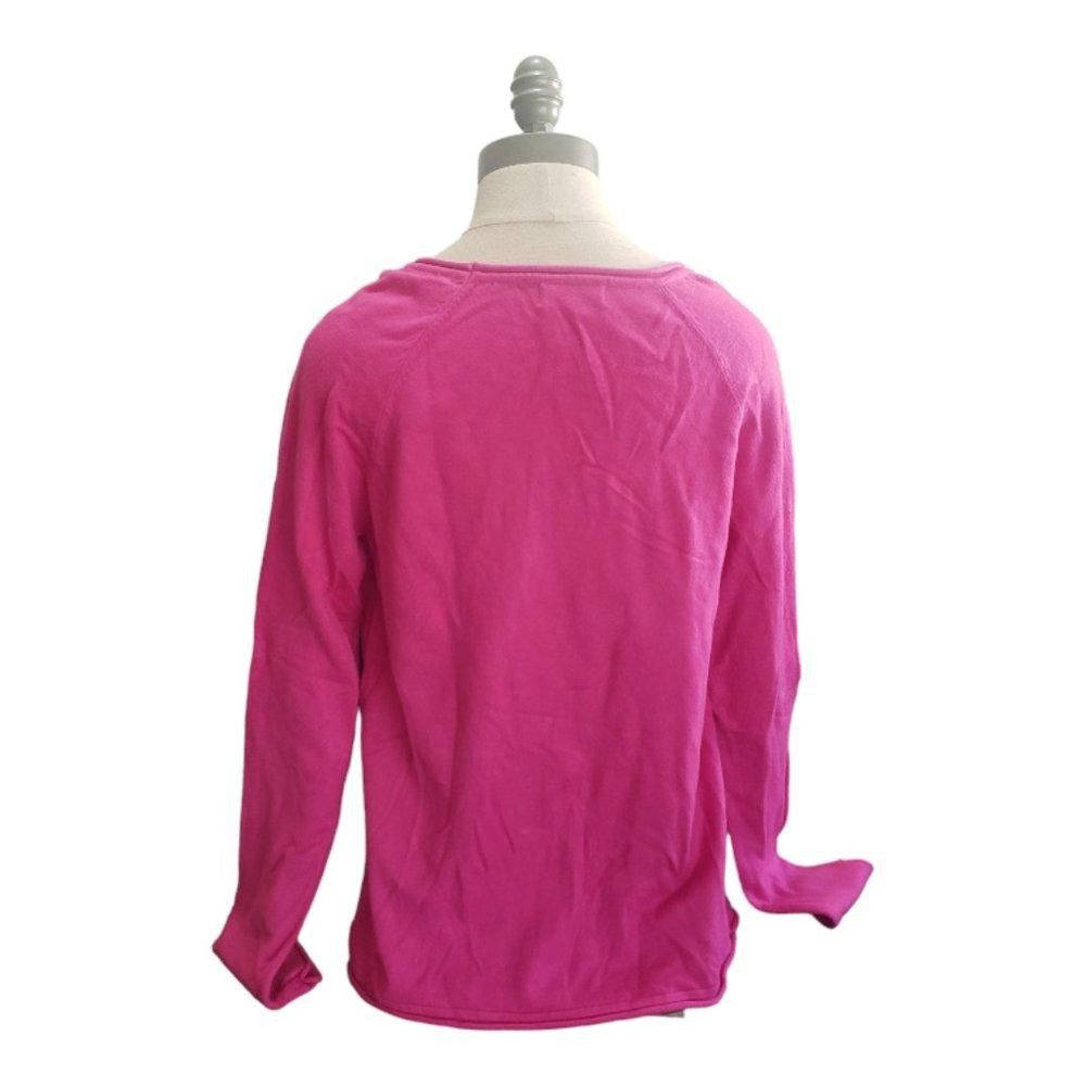 Designer CT905 Zenana Pink Scoop Neck Ladies Sweater L Size L / US 10 / IT 46 - 4 Thumbnail