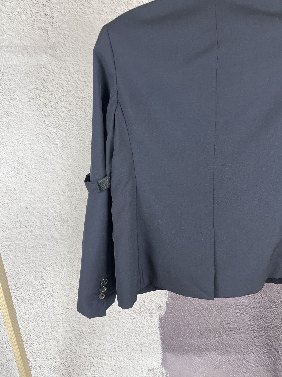 Prada Prada sleeve bondage navy women’s wool blazer 2 buttons Size M / US 6-8 / IT 42-44 - 12 Thumbnail