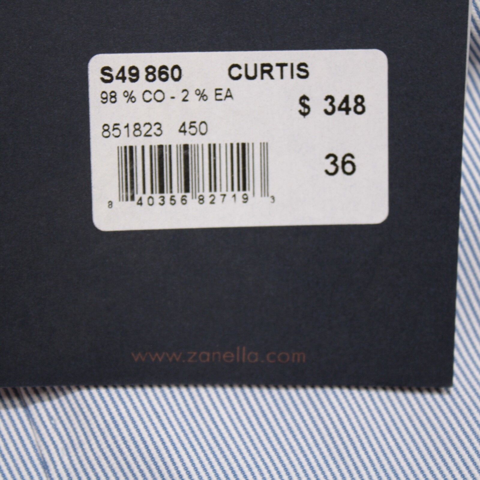 Zanella Zanella New with tags Chino Size 36 US In Blue Size US 36 / EU 52 - 4 Thumbnail