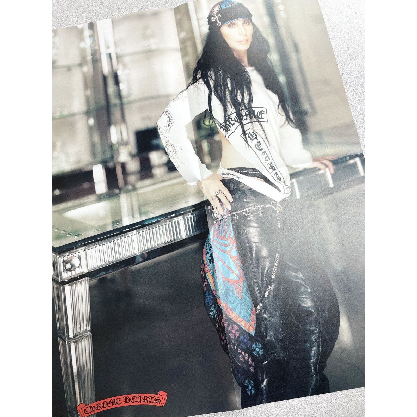 Chrome Hearts × Vintage Chrome Hearts 15x19 magazine Poster Size ONE SIZE - 2 Thumbnail
