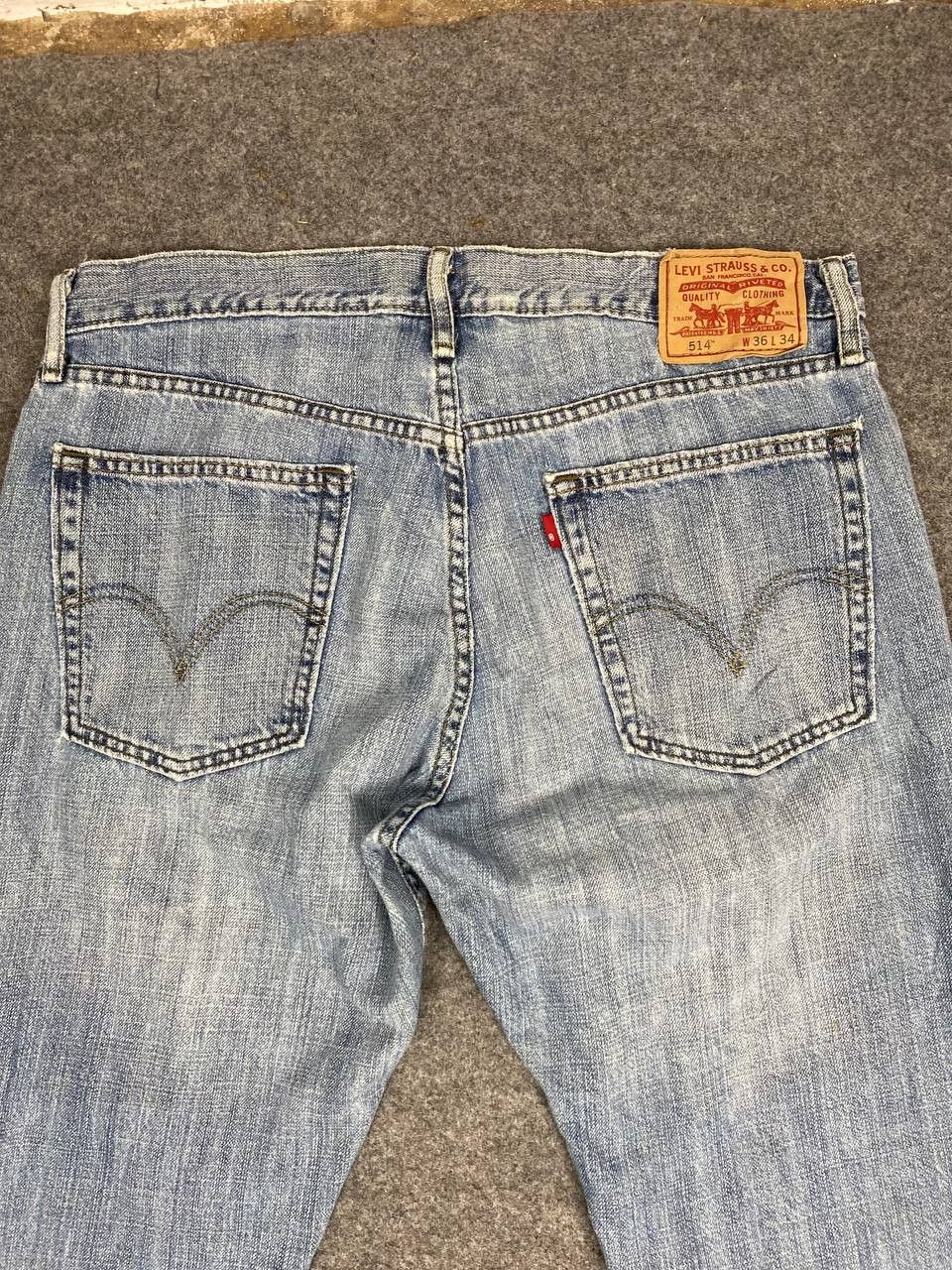 Levi's vintage levis 514 slim straight distressed denim nice design Size US 38 / EU 54 - 3 Thumbnail