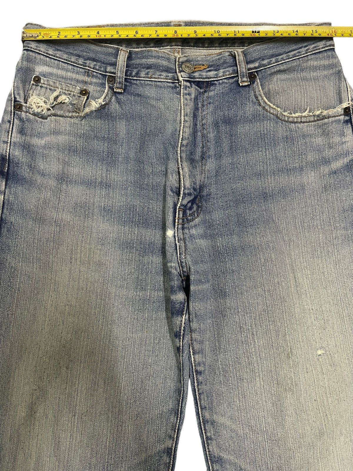 Studio D'Artisan Vintage Japanese Brand Blue Wash Baggy Style Jeans Size US 32 / EU 48 - 9 Thumbnail