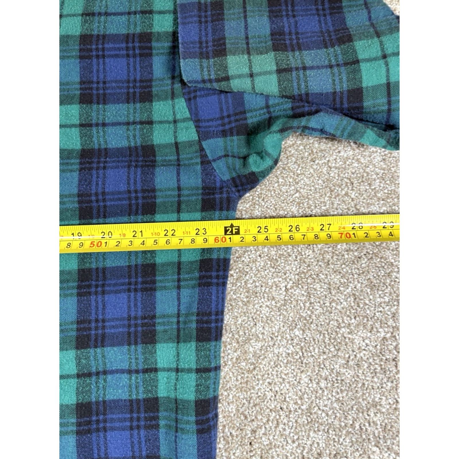 Vintage VINTAGE JJ Skivvee Flannel Pajama Nightshirt Plaid Cabincore • Men’s Large Size US L / EU 52-54 / 3 - 7 Thumbnail