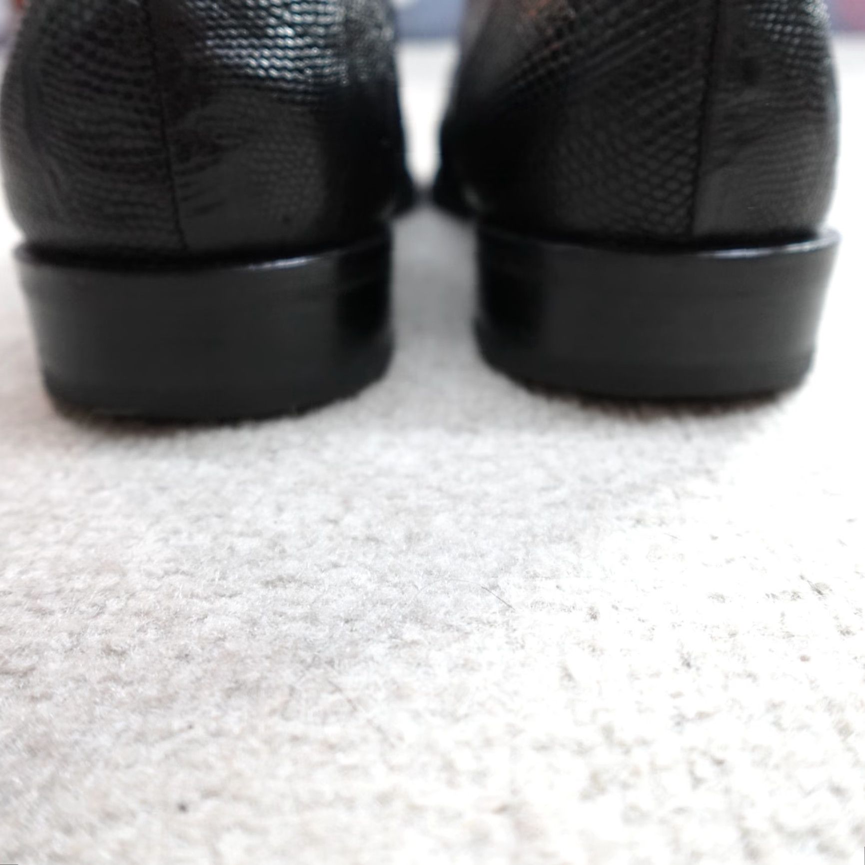 Mezlan Mezlan Shoes 12 Black Crocodile Cap Toe Oxford Lace Exotic Made in Spain Mens Leather Cap Toe Oxford Shoes Black 12 Mezlan Shoes Spain Men Size ONE SIZE - 4 Thumbnail