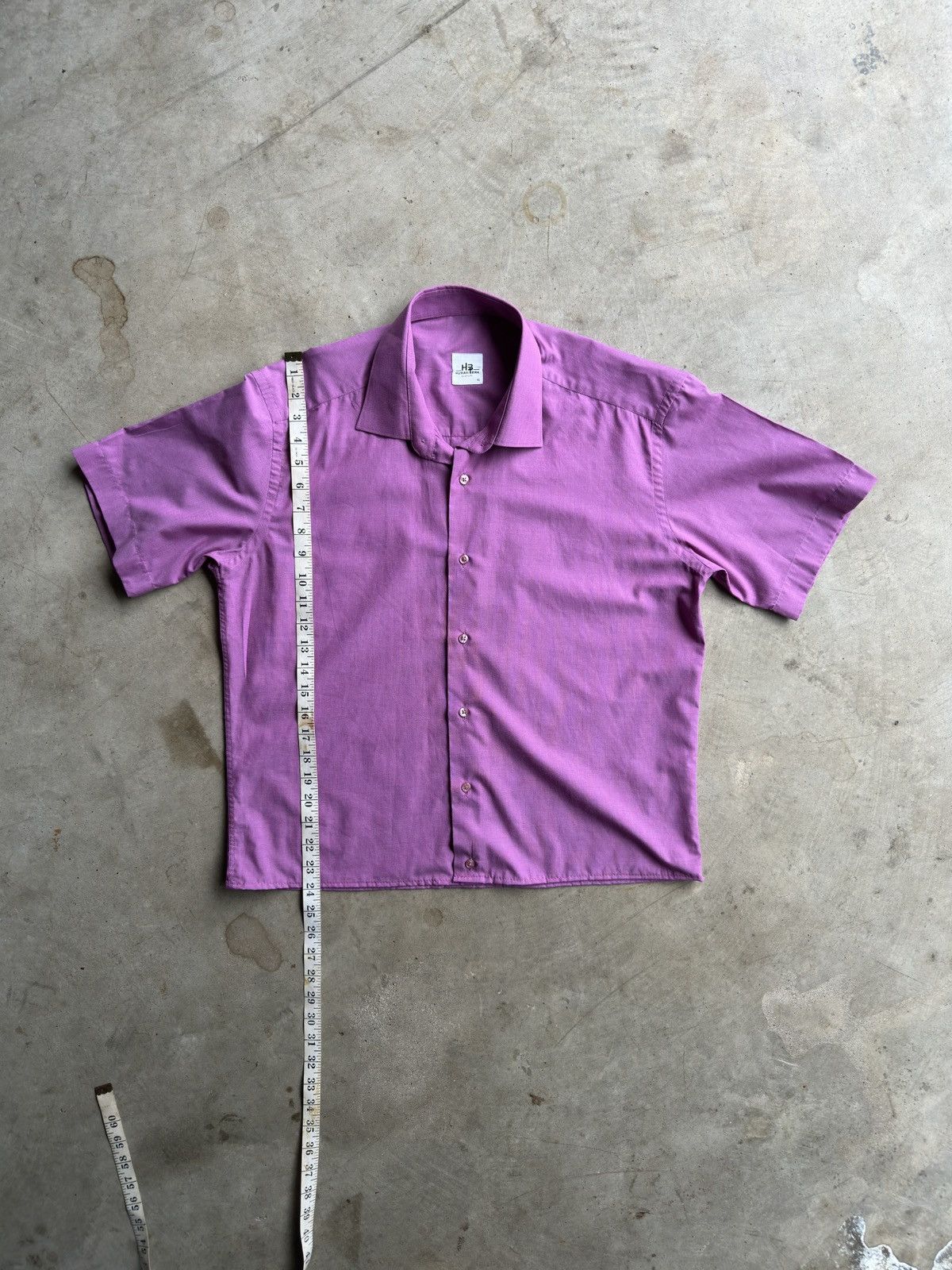 Other Vintage Cropped Purple Button Down Shirt - M Size US M / EU 48-50 / 2 - 3 Thumbnail