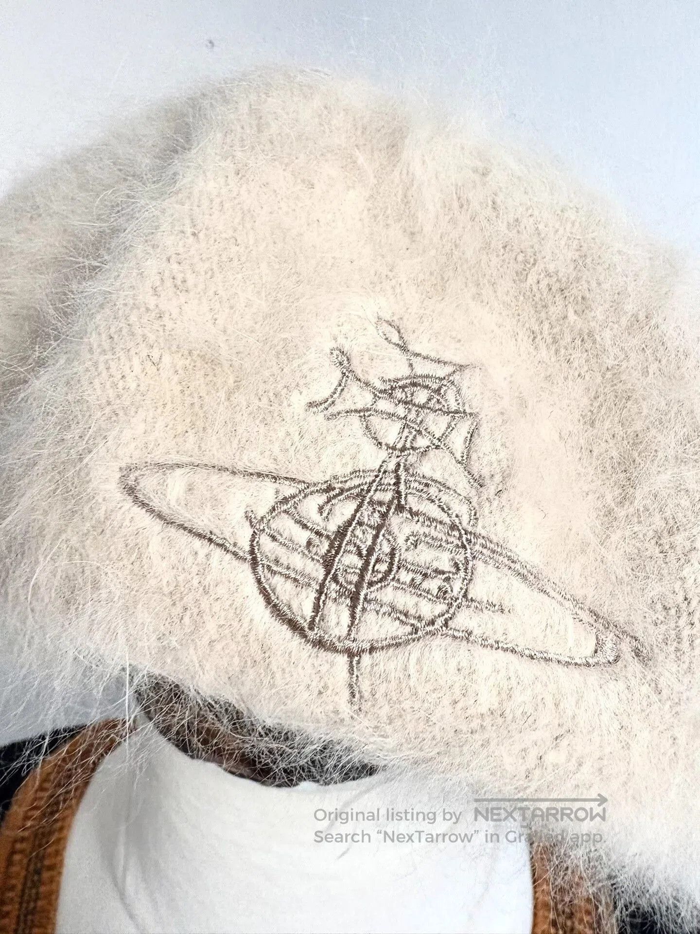 Vivienne Westwood Vivienne Westwood White Long Beret Hat. Size ONE SIZE - 3 Thumbnail