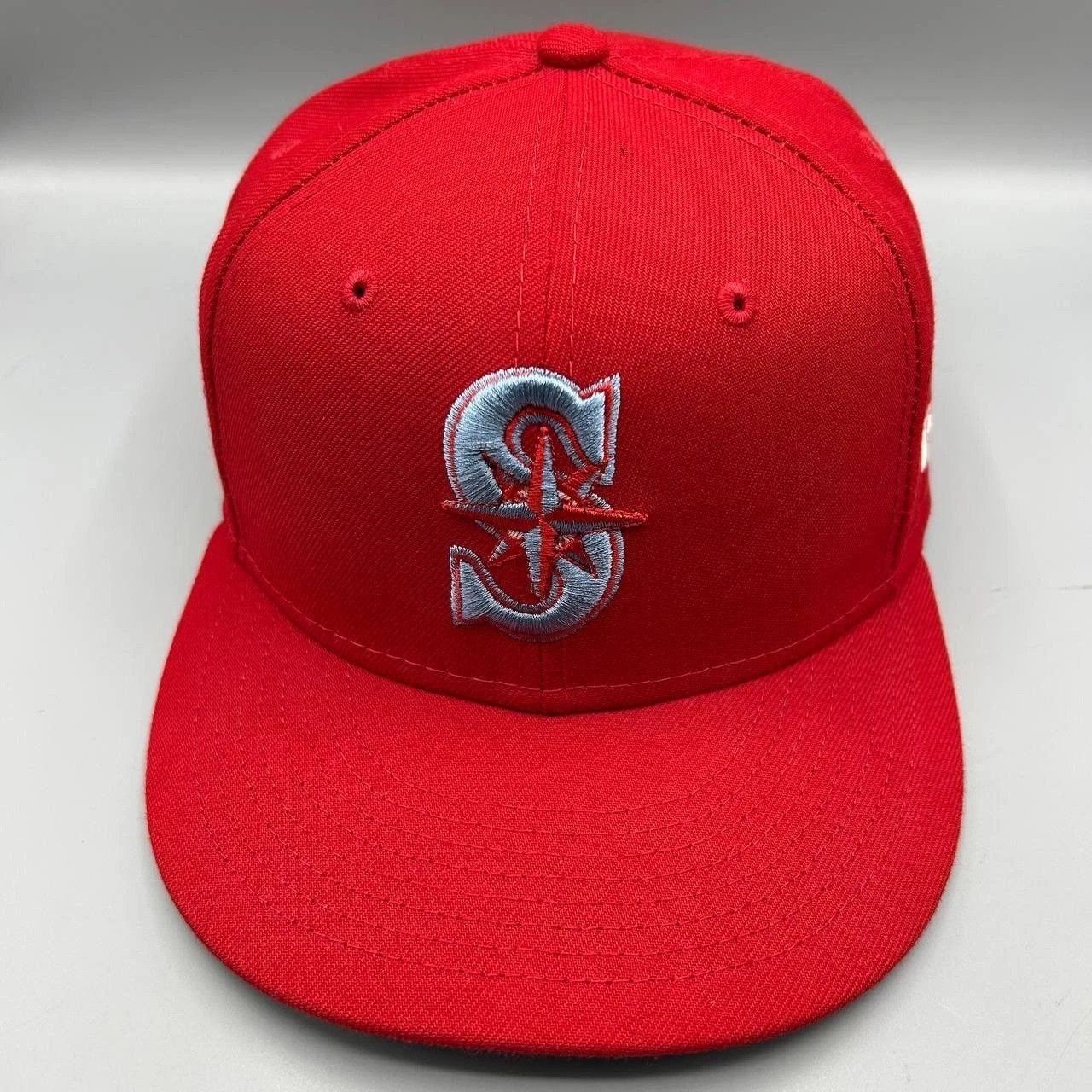 New Era Seattle Mariners Hat Men 7 3/8 59Fifty New Era MLB Fitted Size ONE SIZE - 1 Thumbnail