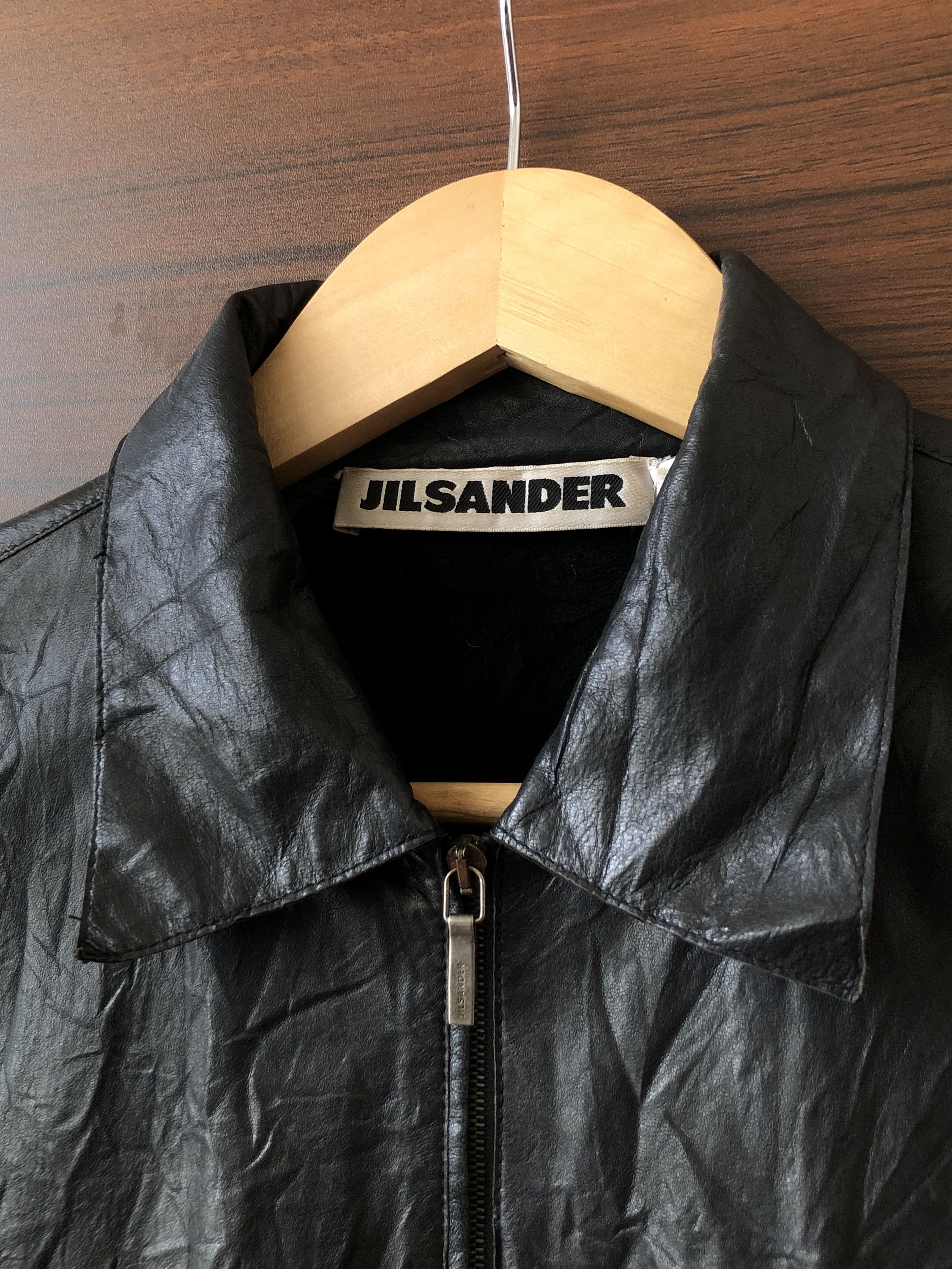 Jil Sander RARE🔥SS06 JIL SANDER BY RAF SIMONS BIKER LAMBSKIN Size S / US 4 / IT 40 - 5 Thumbnail