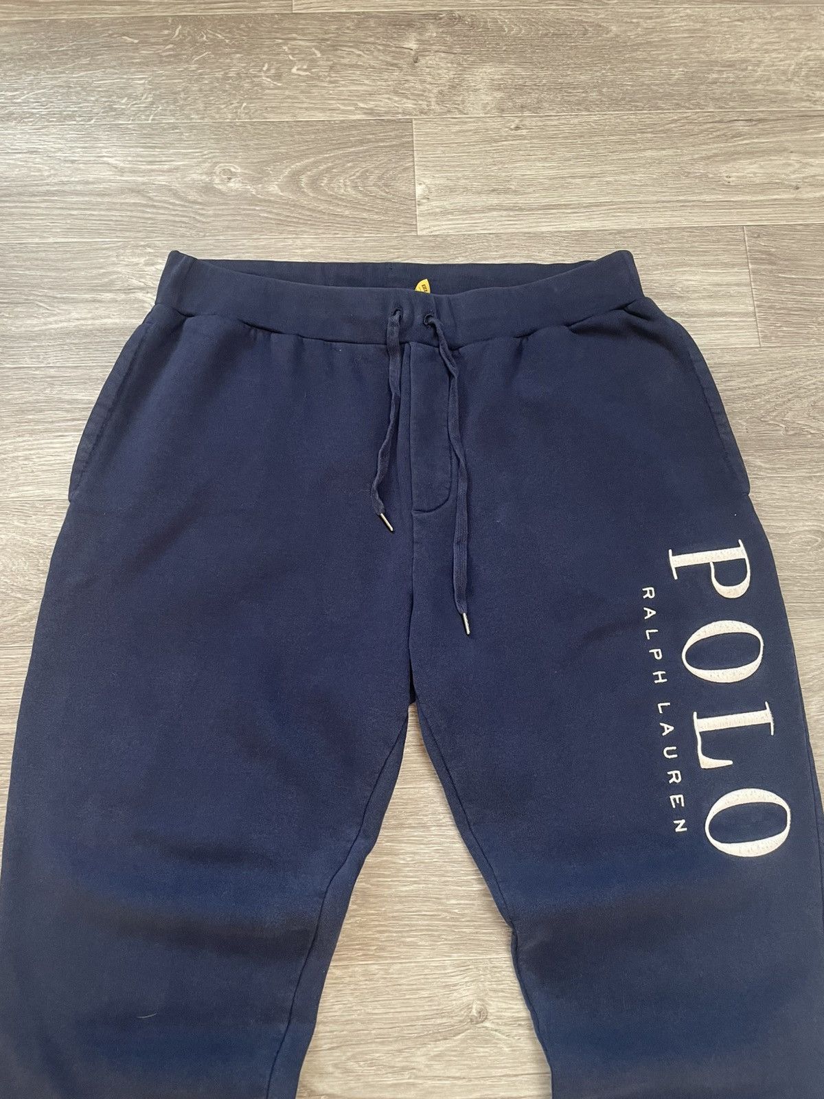 Polo Ralph Lauren Vintage Polo Ralph Lauren Big Embroidered Logo Sweatpants Size US 36 / EU 52 - 2 Thumbnail