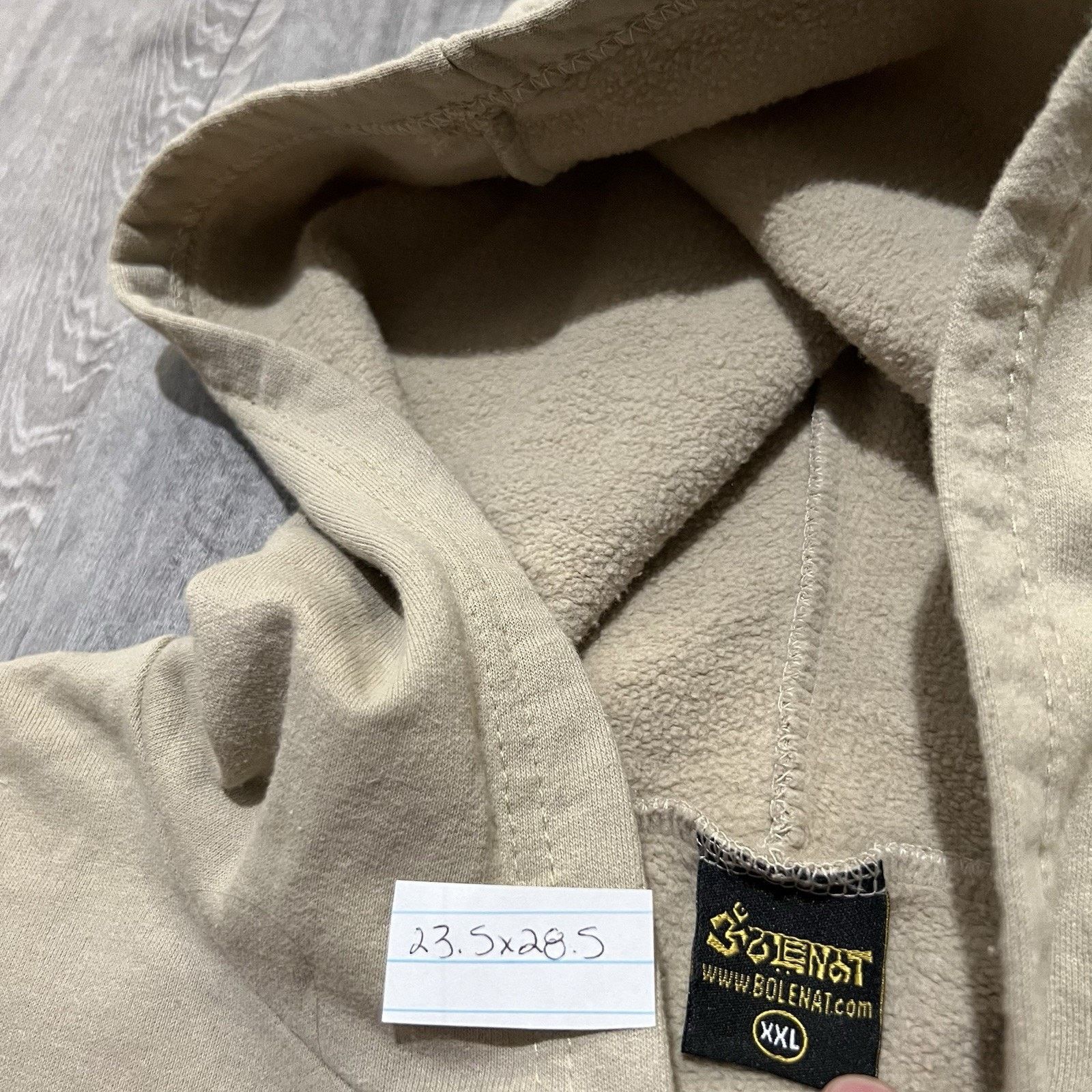 Vintage VTG Alice In Wonderland Jester Hood Beige Movie Promo Hoodie Size US XXL / EU 58 / 5 - 5 Thumbnail