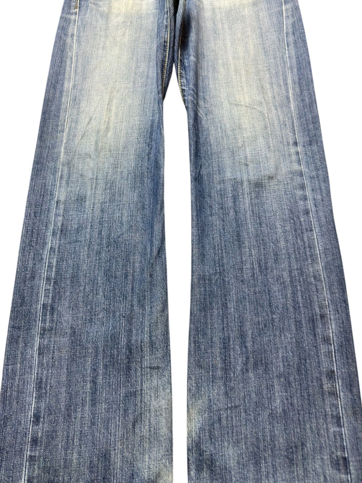 Wildfang Vintage Weldgin Curve Leg Faded Mudwash Denim Size US 33 - 3 Thumbnail