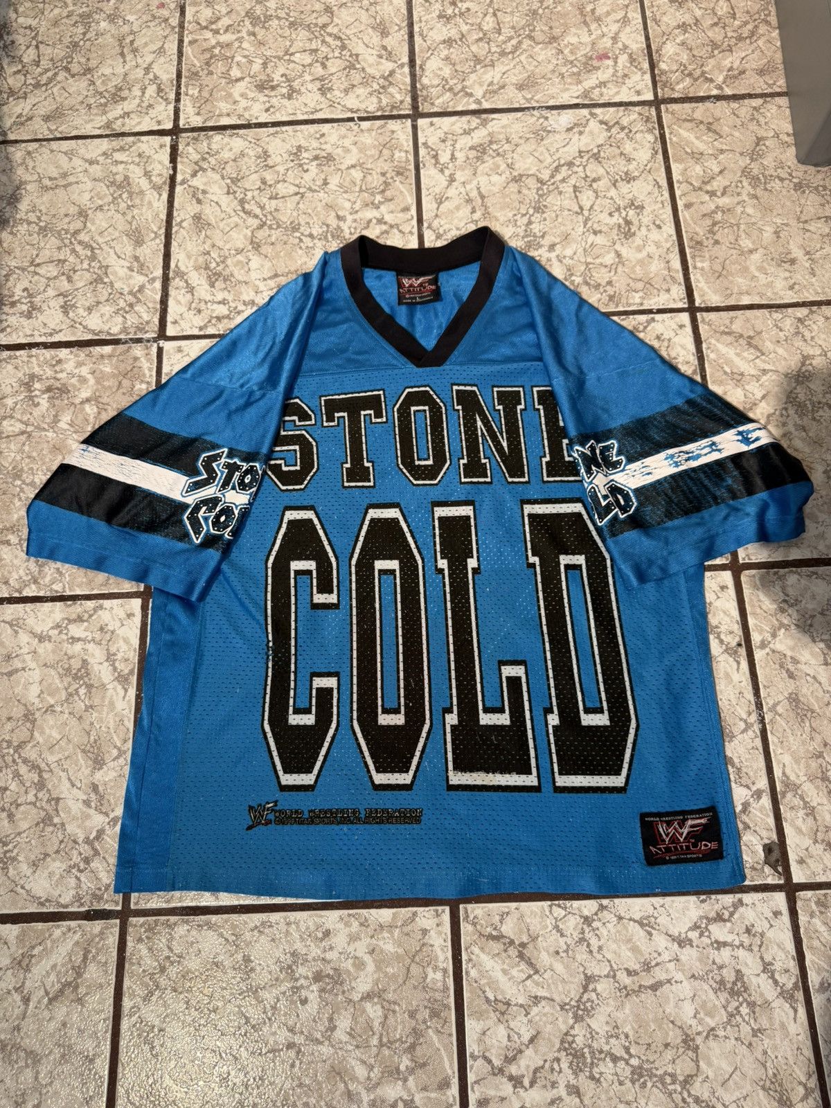 WWE Stone Cold 1999 Jersey WWF WWE Attitude Era Merch Size US XL / EU 56 / 4 - 2 Thumbnail