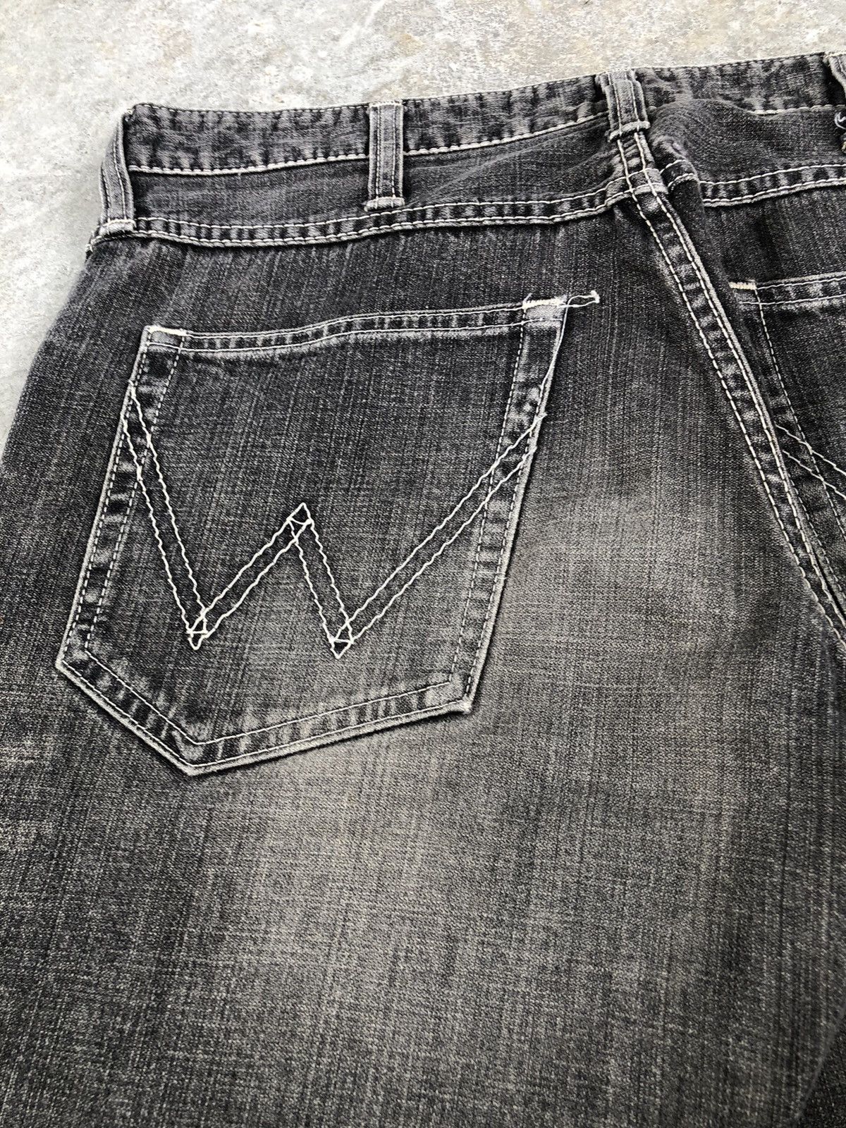 If Six Was Nine Y2k Wrangler Flared Jeans Distressed Jeans Size US 32 / EU 48 - 17 Thumbnail