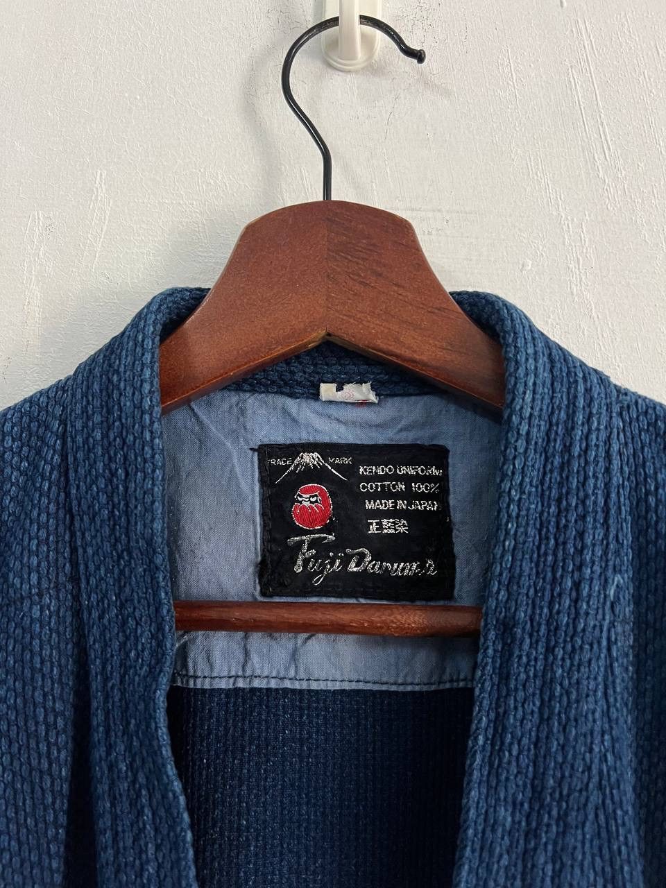Vintage Vintage Kendo Boro Fuji Daruma Dyed Kimono Jacket Size US L / EU 52-54 / 3 - 9 Thumbnail