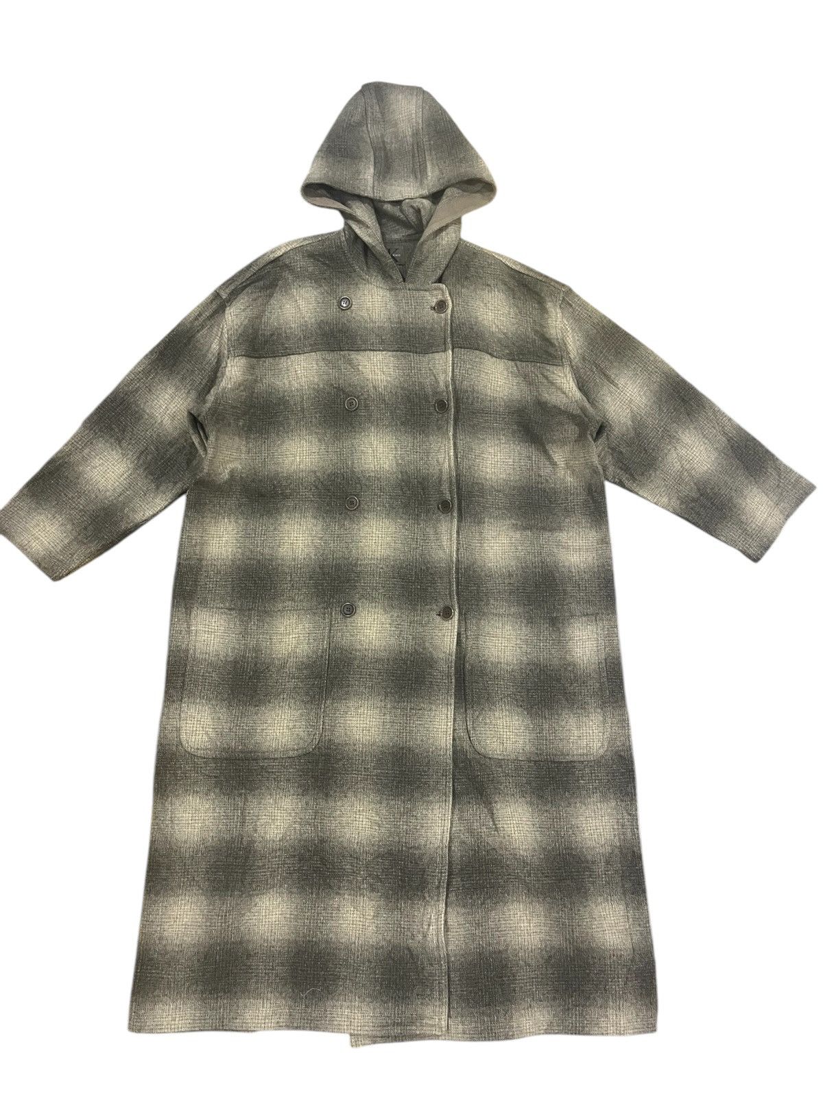 Vintage CALVIN KLEIN long jaket hoodies wool made in u.s.a