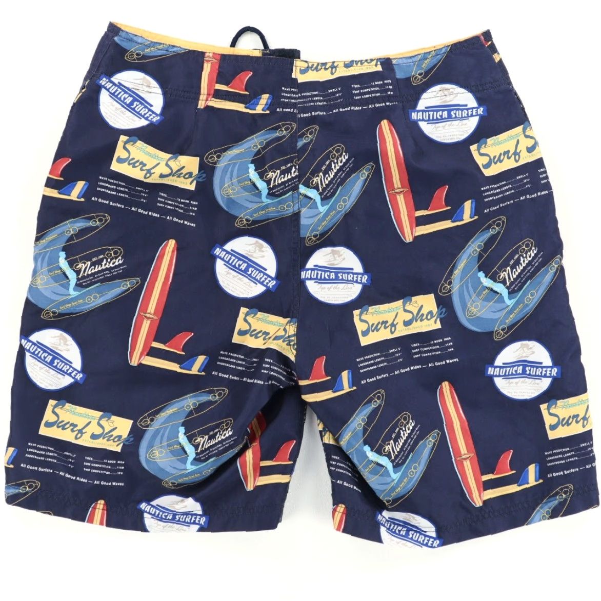 Nautica VTG Nautica Board Shorts Shirt Navy Blue 34 Men 20" All Over Print Surf Shop Nautica 34 Mens VTG Size US 34 / EU 50 - 4 Thumbnail