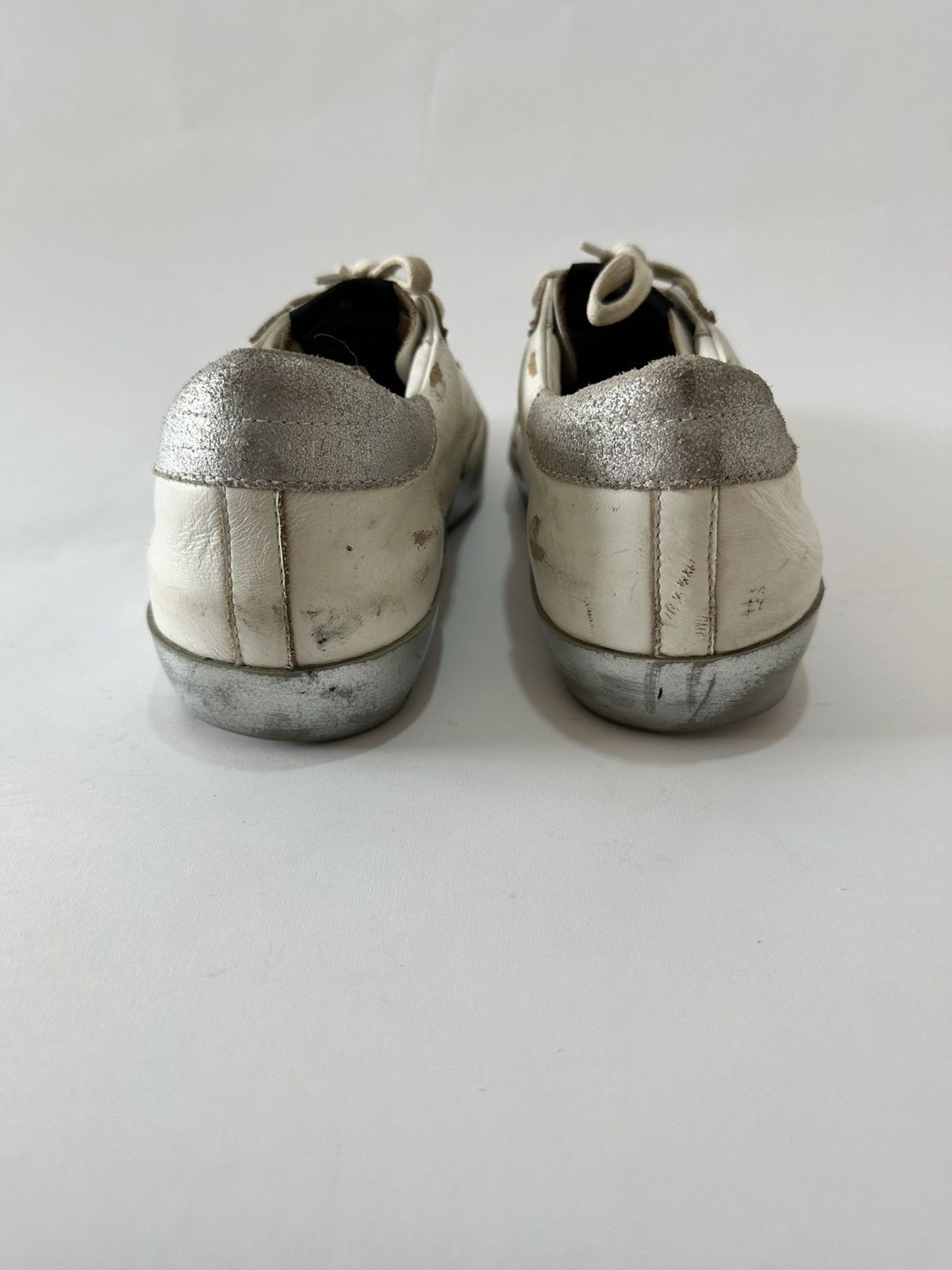 Golden Goose Golden Goose White Leather Suede Superstar Sneaker Size 41 Size US 8.5 / EU 41-42 - 4 Thumbnail
