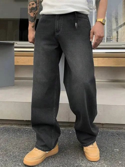 Japanese Brand × Vintage Baggy Spider DIstressed Jeans Street Size US 34 / EU 50 - 1 Thumbnail
