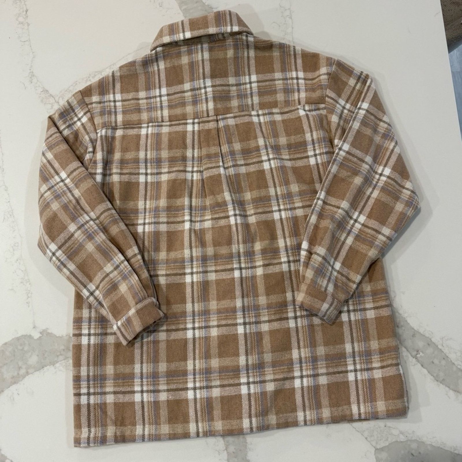 PRINCESS POLLY Princess Polly Mila Plaid Flannel Button Up Shirt Women’s 2 Size XS / US 0-2 / IT 36-38 - 7 Thumbnail