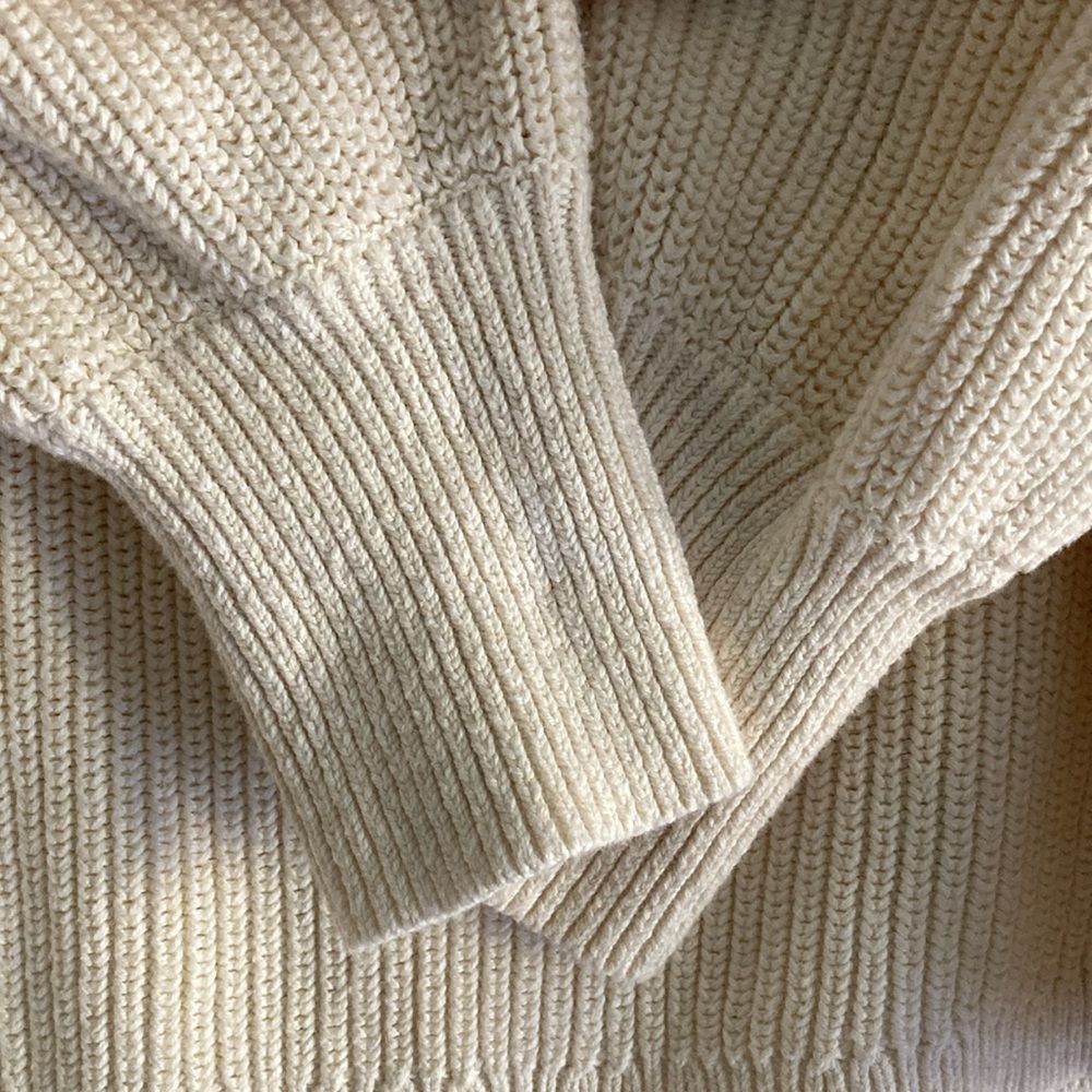 Apiece Apart Apiece Apart Ecru Knit Pullover Sweater Size M Size M / US 6-8 / IT 42-44 - 9 Thumbnail