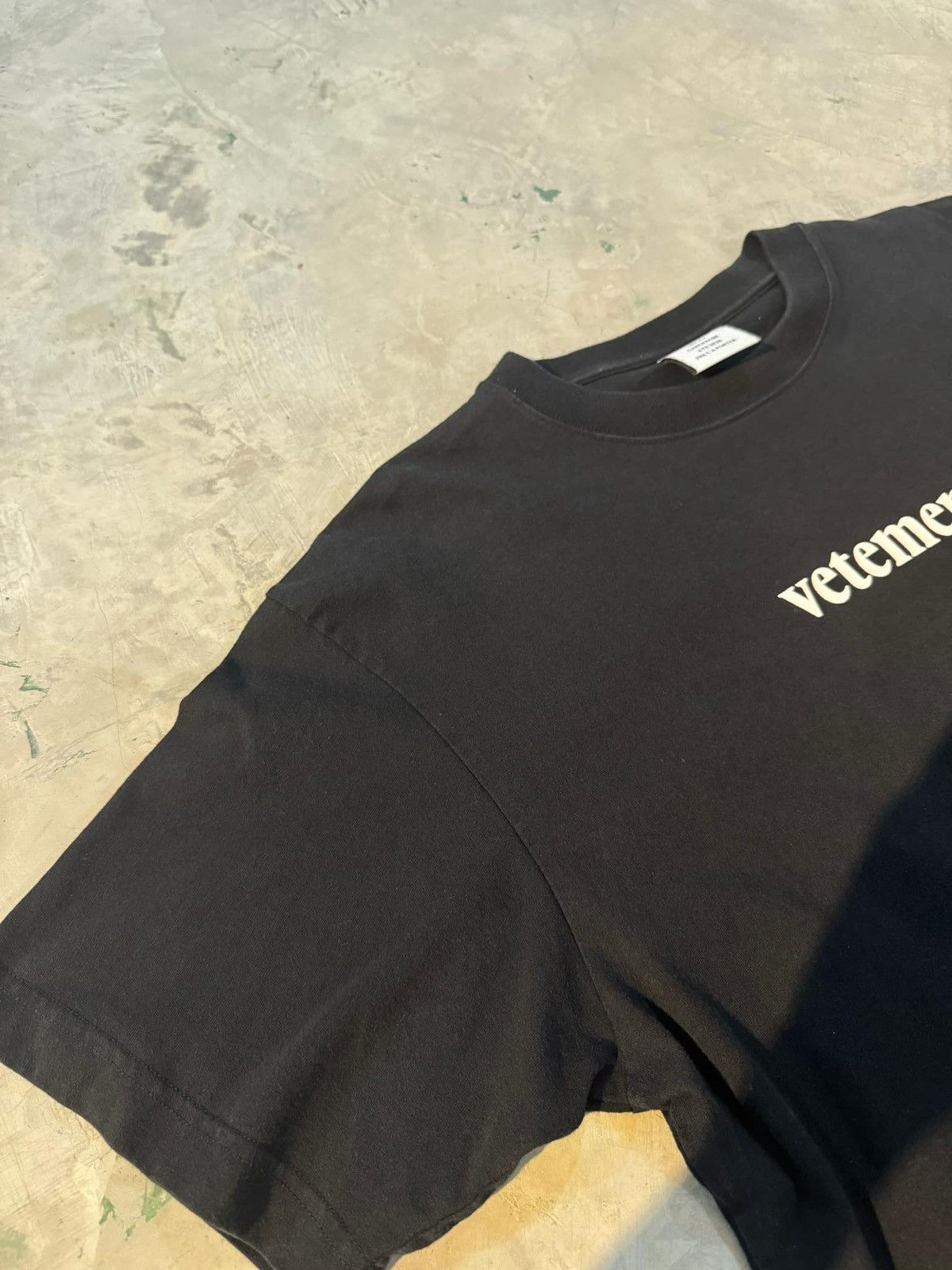 Vetements Vetements Script tee Size US M / EU 48-50 / 2 - 2 Thumbnail