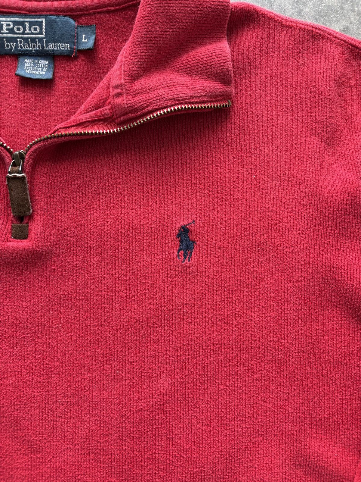 Polo Ralph Lauren Vintage Y2K Polo Ralph Lauren Quarter Zip Sweatshirt Size US L / EU 52-54 / 3 - 2 Thumbnail