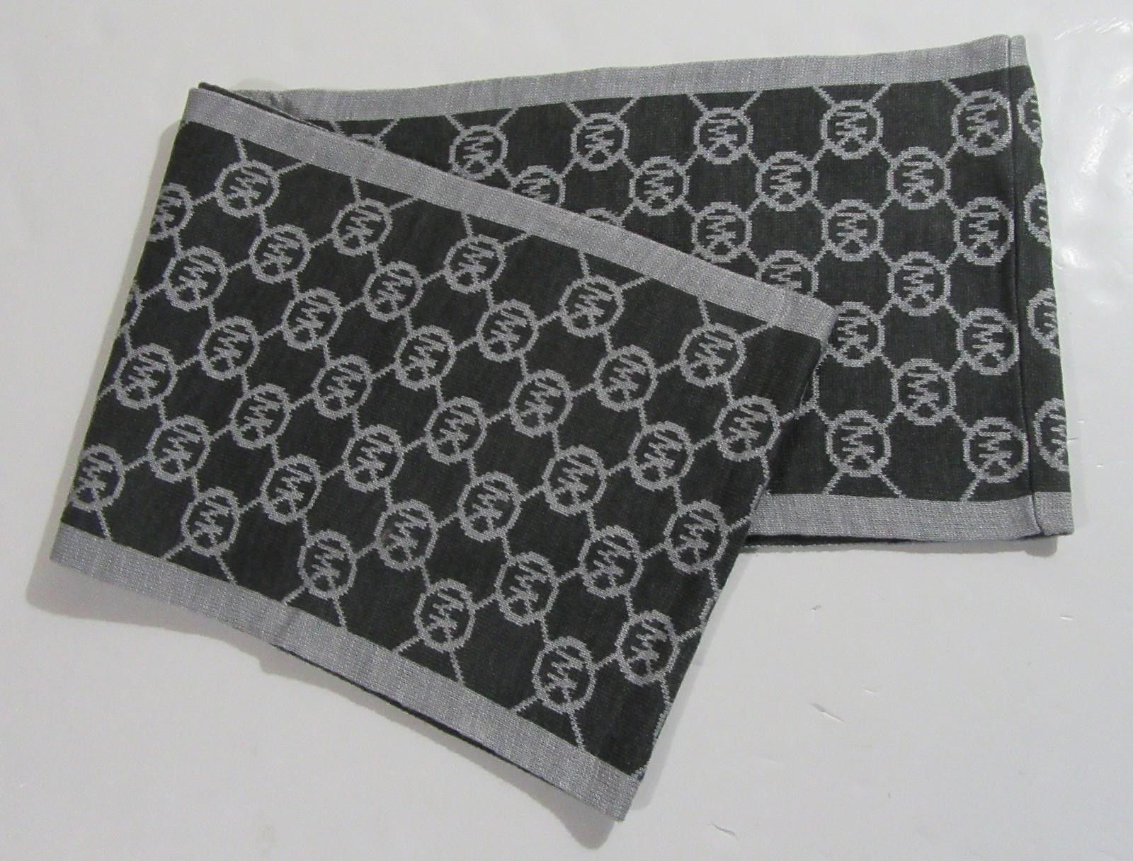 Michael Kors Michael Kors Womens Monogram Infinity Scarf Derby Grey NWT Size ONE SIZE - 1 Thumbnail