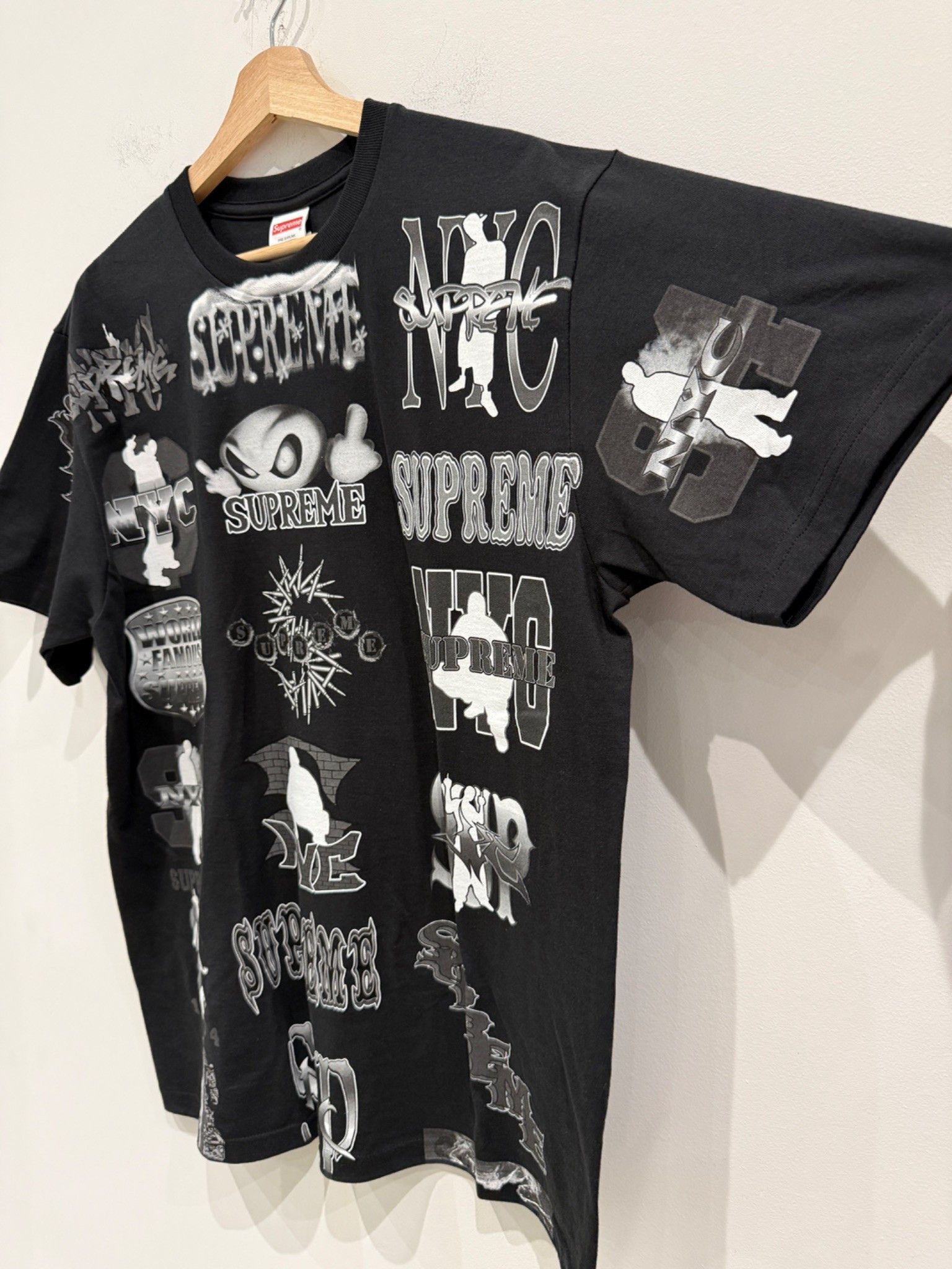 Supreme Supreme Flash Tee Black Size US M / EU 48-50 / 2 - 3 Thumbnail