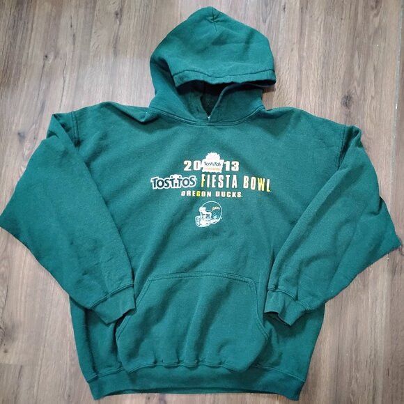 Gildan Oregon Ducks Fiesta Bowl 2013 Hoodie Sweatshirt Size US XL / EU 56 / 4 - 1 Thumbnail