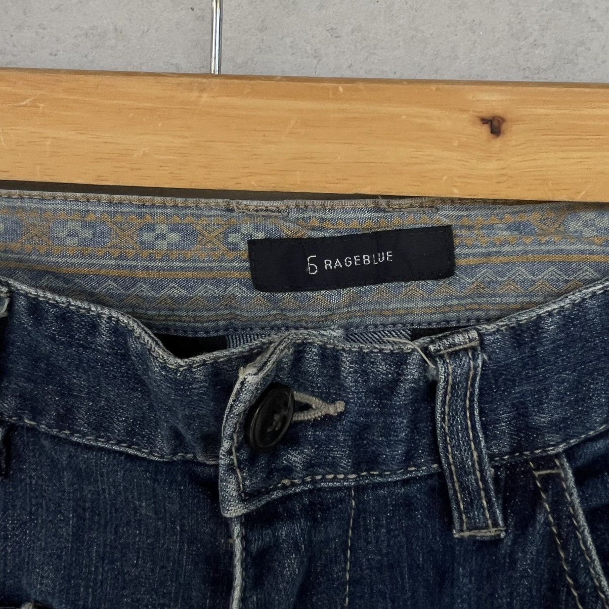 Other Vintage Rage Blue Denim Jeans Pullover Jumper Size 5 W15 L29 Size US 26 / EU 42 - 6 Thumbnail