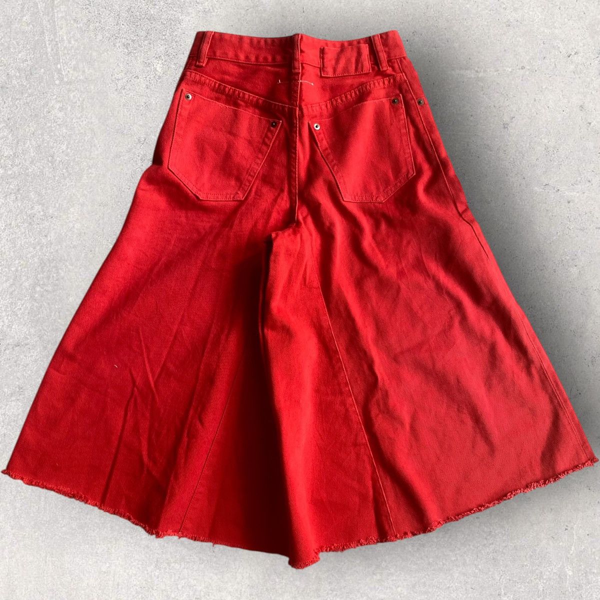 Maison Margiela MM6 Wide Leg Jorts Denim Size 26" / US 2 / IT 38 - 4 Thumbnail