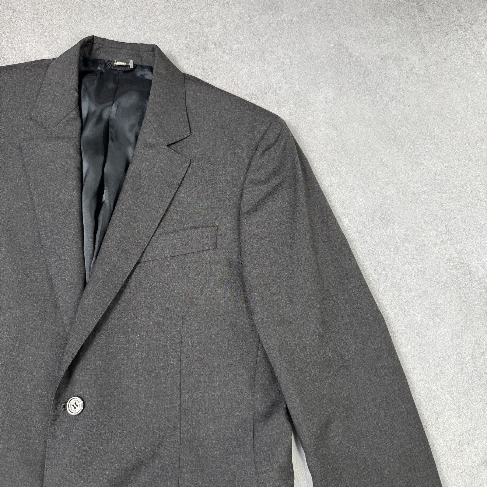 Burberry Burberry Men Wool Blazer Grey Size 50R Size 40R - 10 Thumbnail