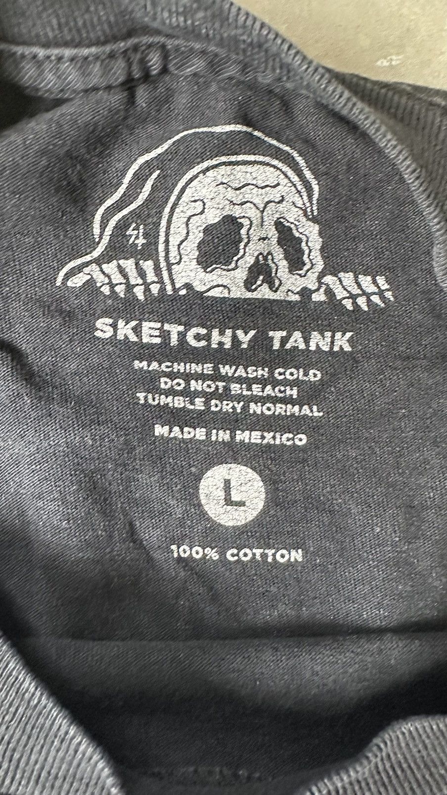 Vintage SKETCHY TANK ADIOS AMIGOS SHIRT Size US M / EU 48-50 / 2 - 5 Thumbnail