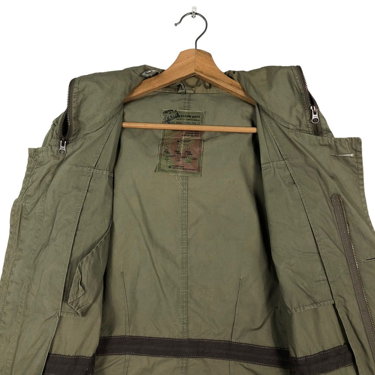 PPFM 🔥CROPPED BONDAGE PARACHUTE BIKER JACKET PPFM JAPAN Size US L / EU 52-54 / 3 - 17 Thumbnail