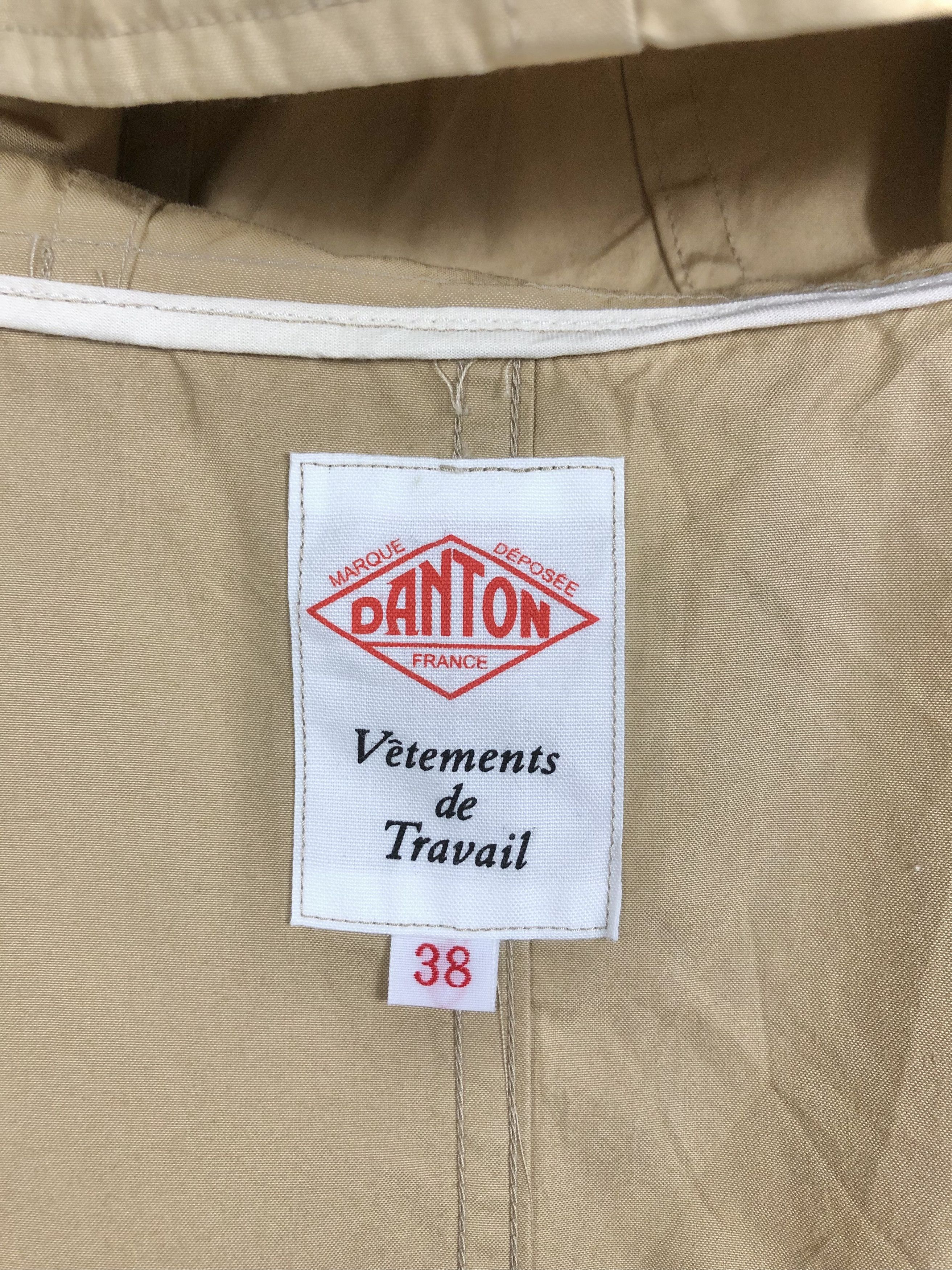 Danton Vintage Danton Vetements de Travail Hoodie Button Jacket Size US M / EU 48-50 / 2 - 9 Thumbnail