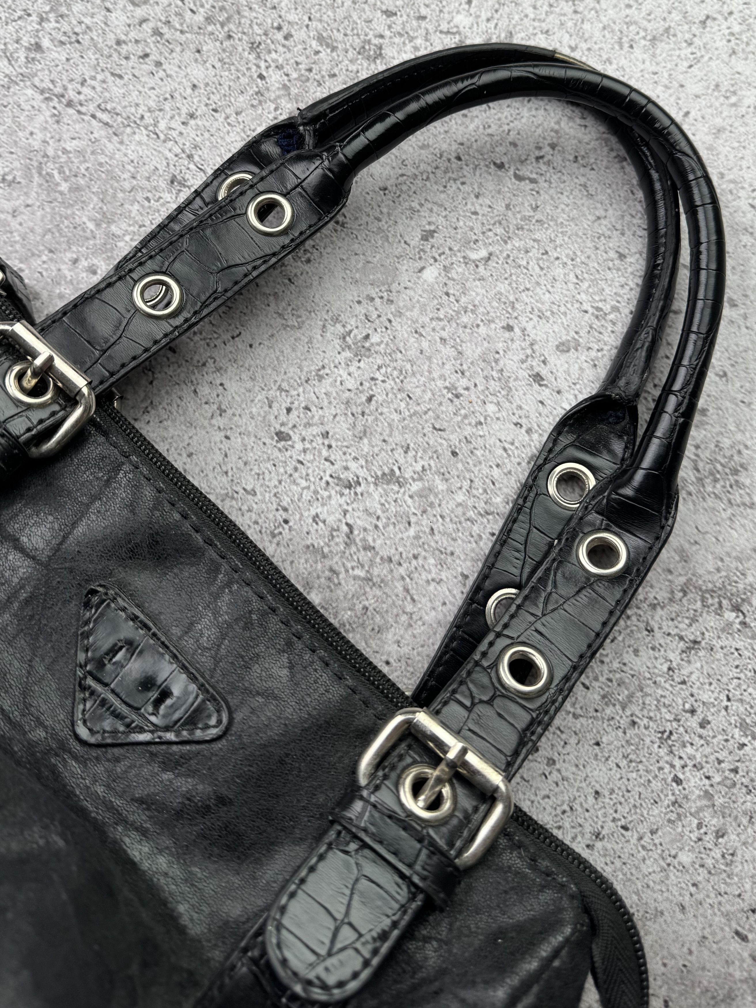 Vintage Vintage Handle Bag C515(V218) Size ONE SIZE - 4 Thumbnail
