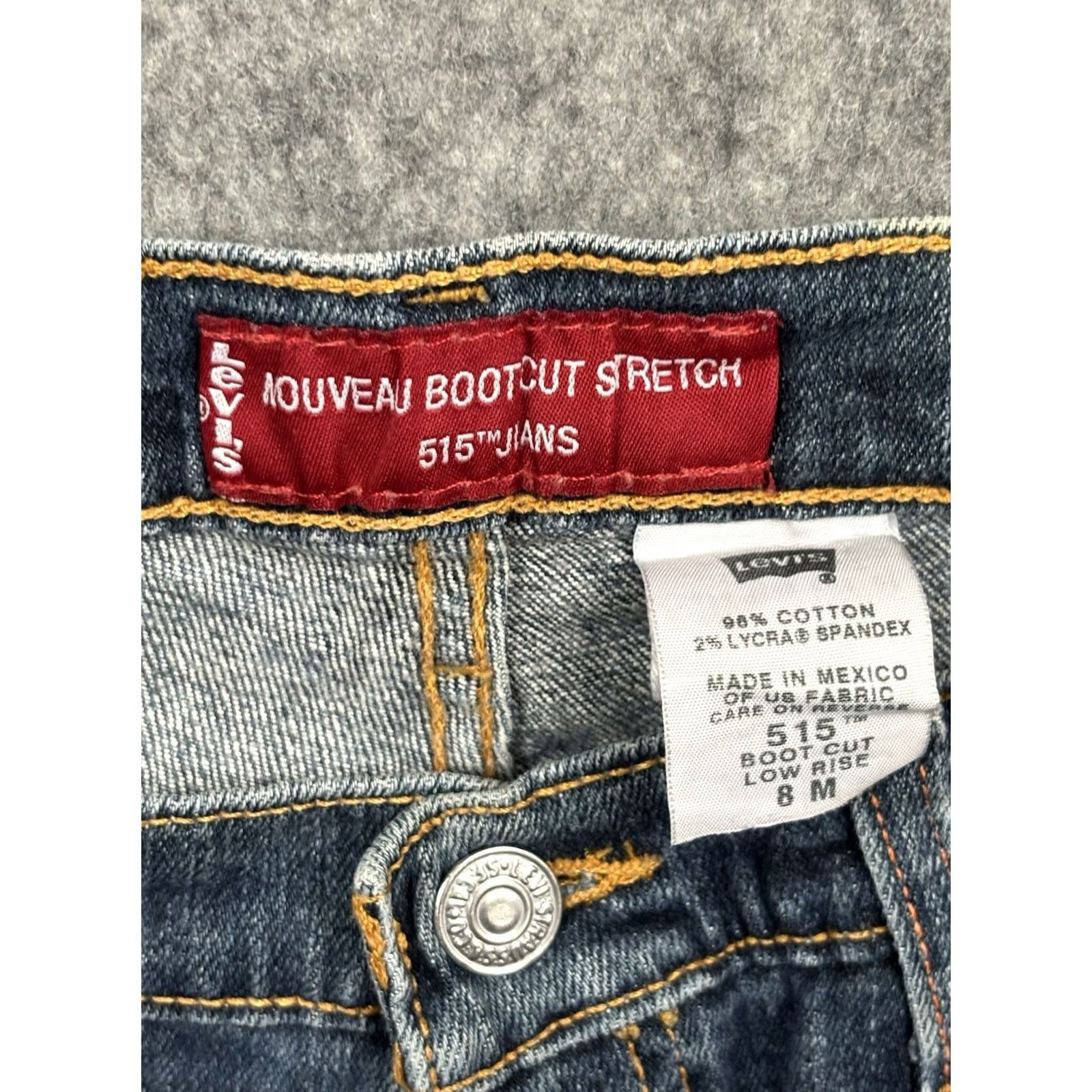Levi's VINTAGE Levis 515 Jeans Womens Bootcut Regular Size 30" / US 8 / IT 44 - 6 Thumbnail