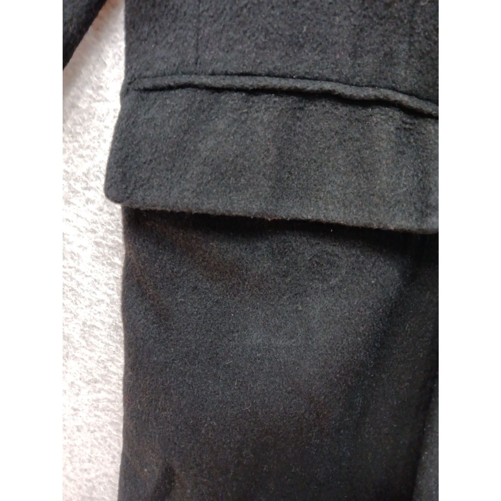 ELLERY VTG Teller Coat Black Wool 48" Chest L Regular Size Adults Mens Womens 70s 80s Faux Fur Collar Original Tailored Coat Size L / US 10 / IT 46 - 4 Thumbnail