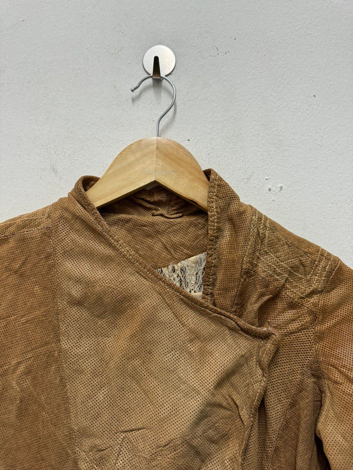 Vintage Giorgio Brato leather jacket Size US XXS / EU 40 - 2 Preview