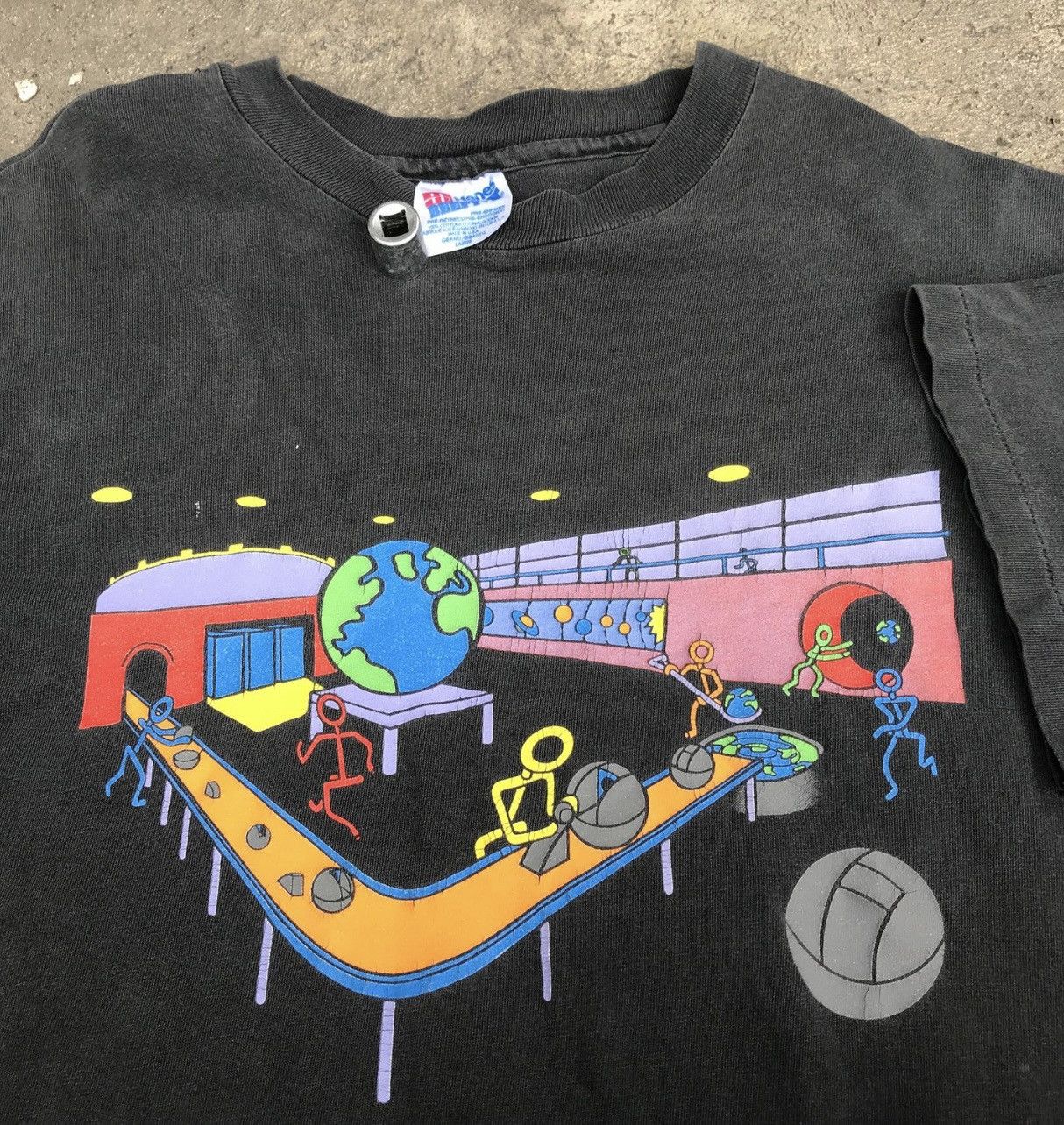 Band Tees Vintage 90s The Chick Corea Electric Band Tour Tee Jazz Size US L / EU 52-54 / 3 - 1 Thumbnail