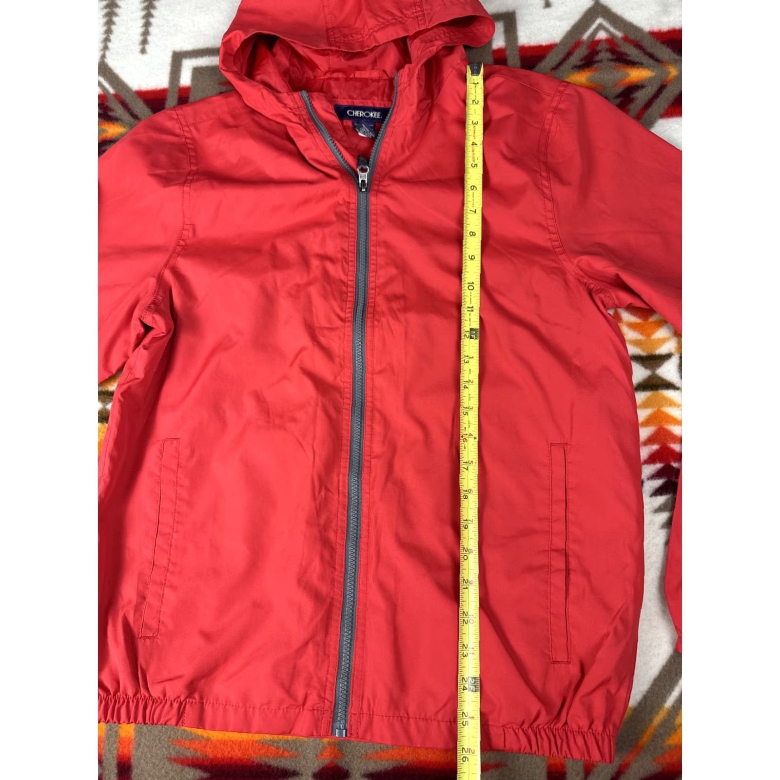 Cherokee Cherokee Women’s Red 16-18 Hoodie Windbreaker Jacket XL Size XL / US 12-14 / IT 48-50 - 4 Thumbnail